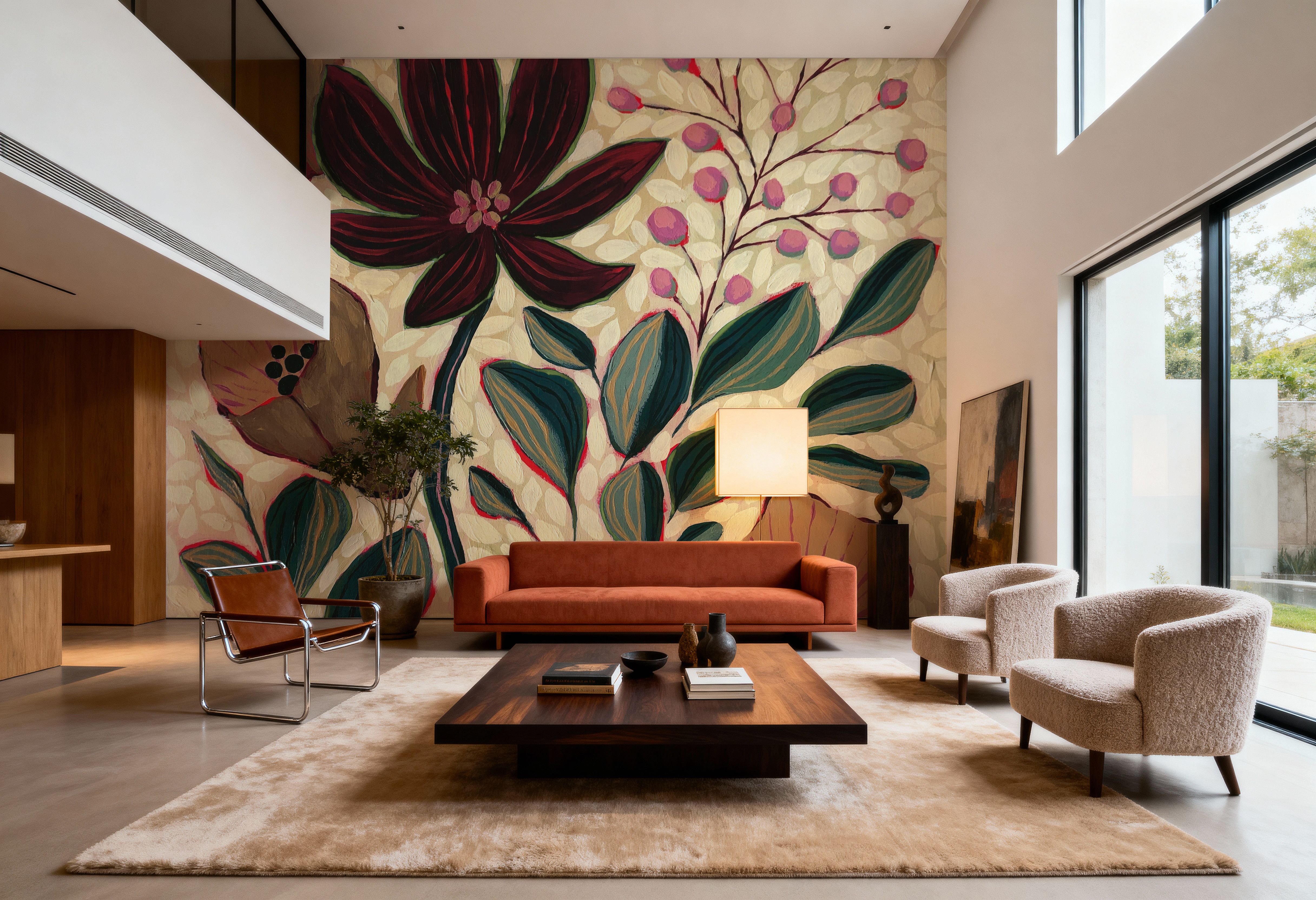 Autumn Florals, Tapet