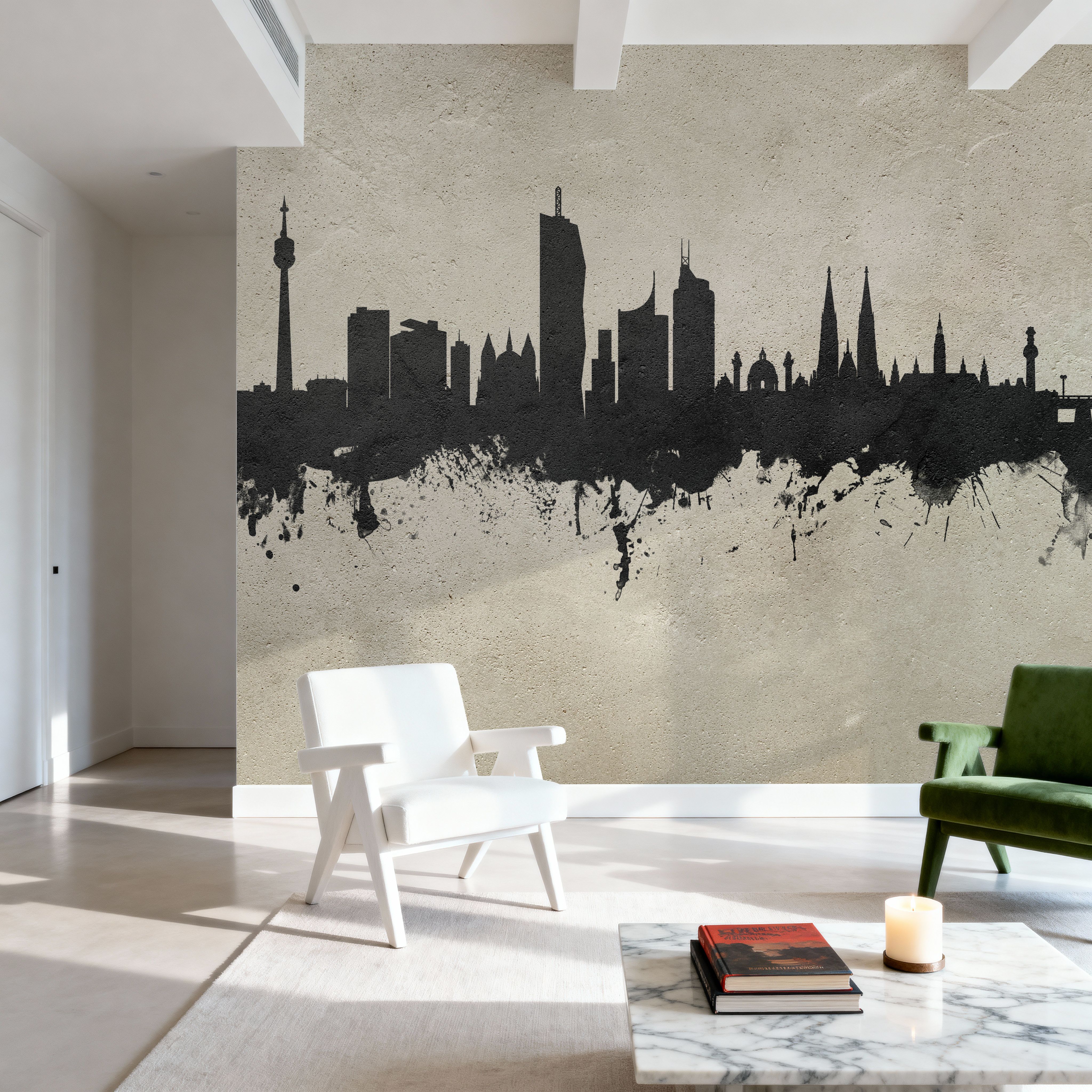Vienna Austria Skyline Concrete