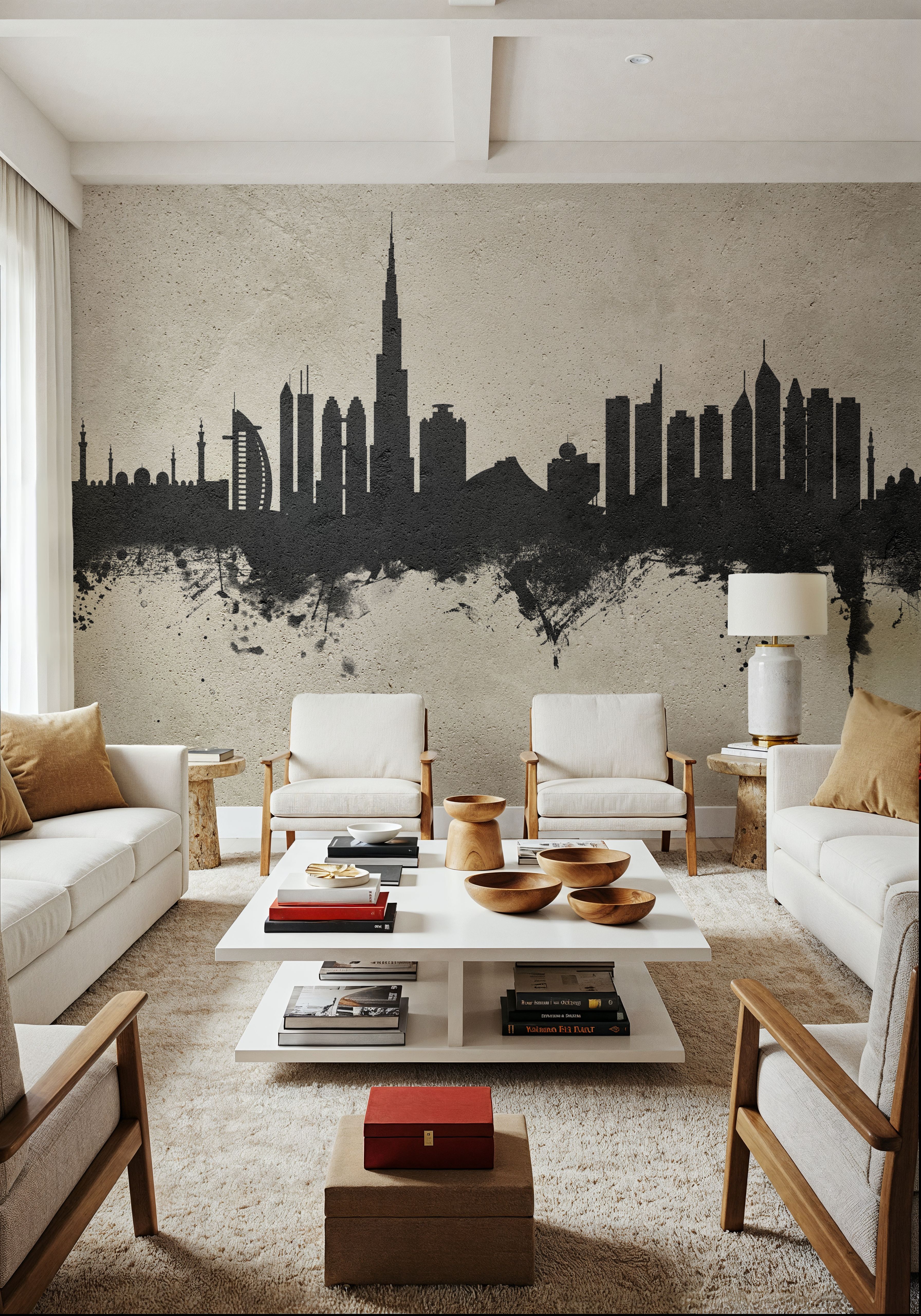 Dubai Skyline Concrete