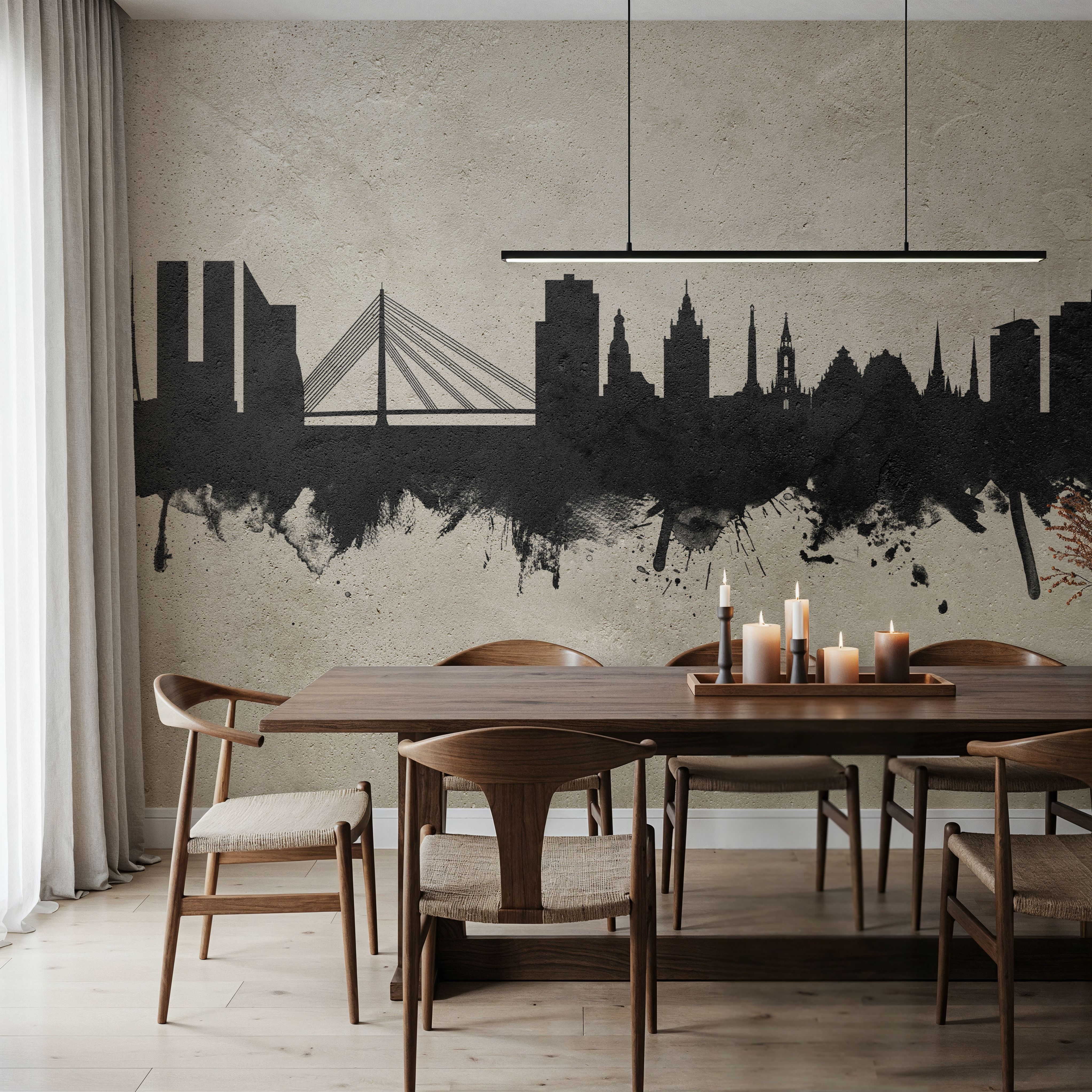 Riga Latvia Skyline Concrete