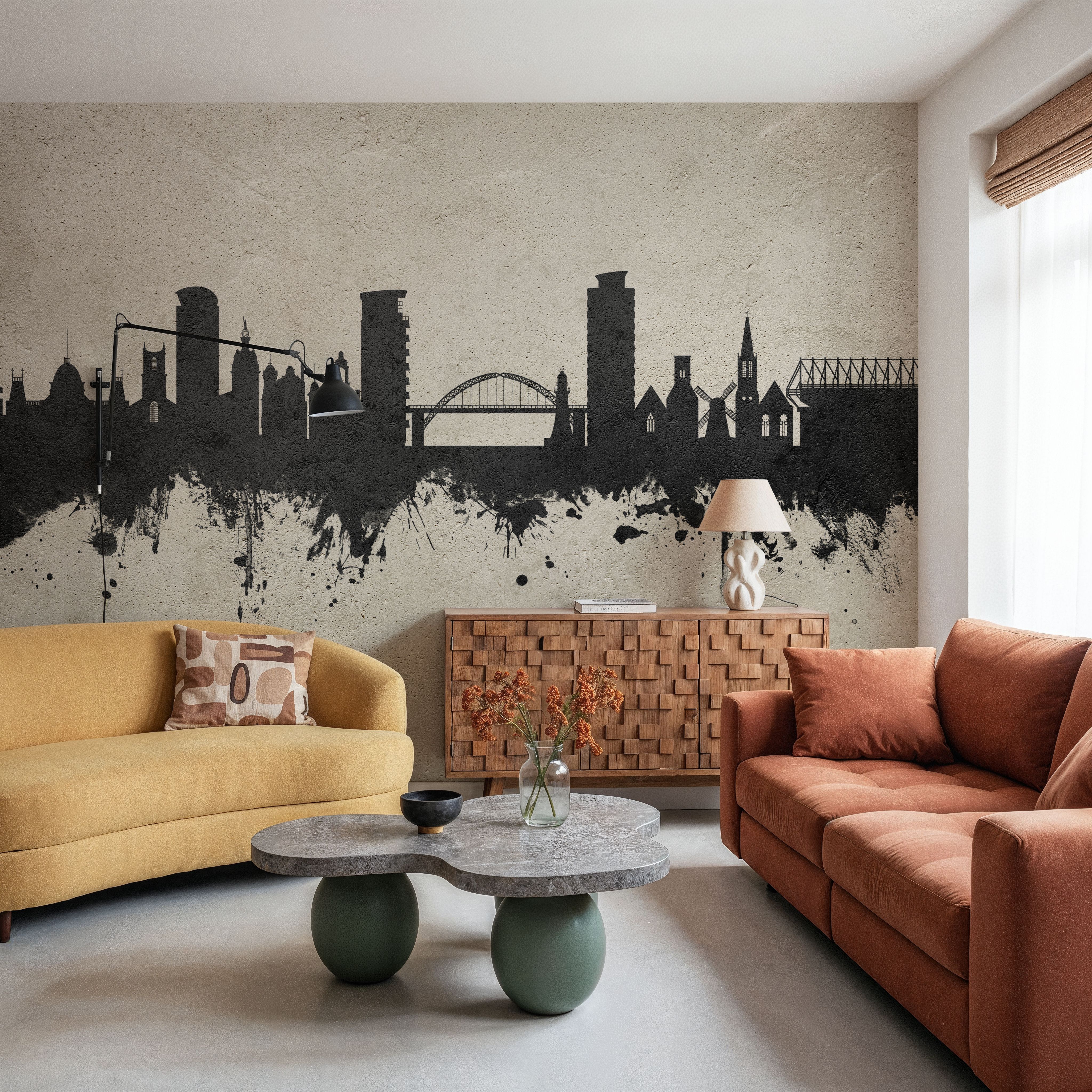 Sunderland England Skyline Concrete