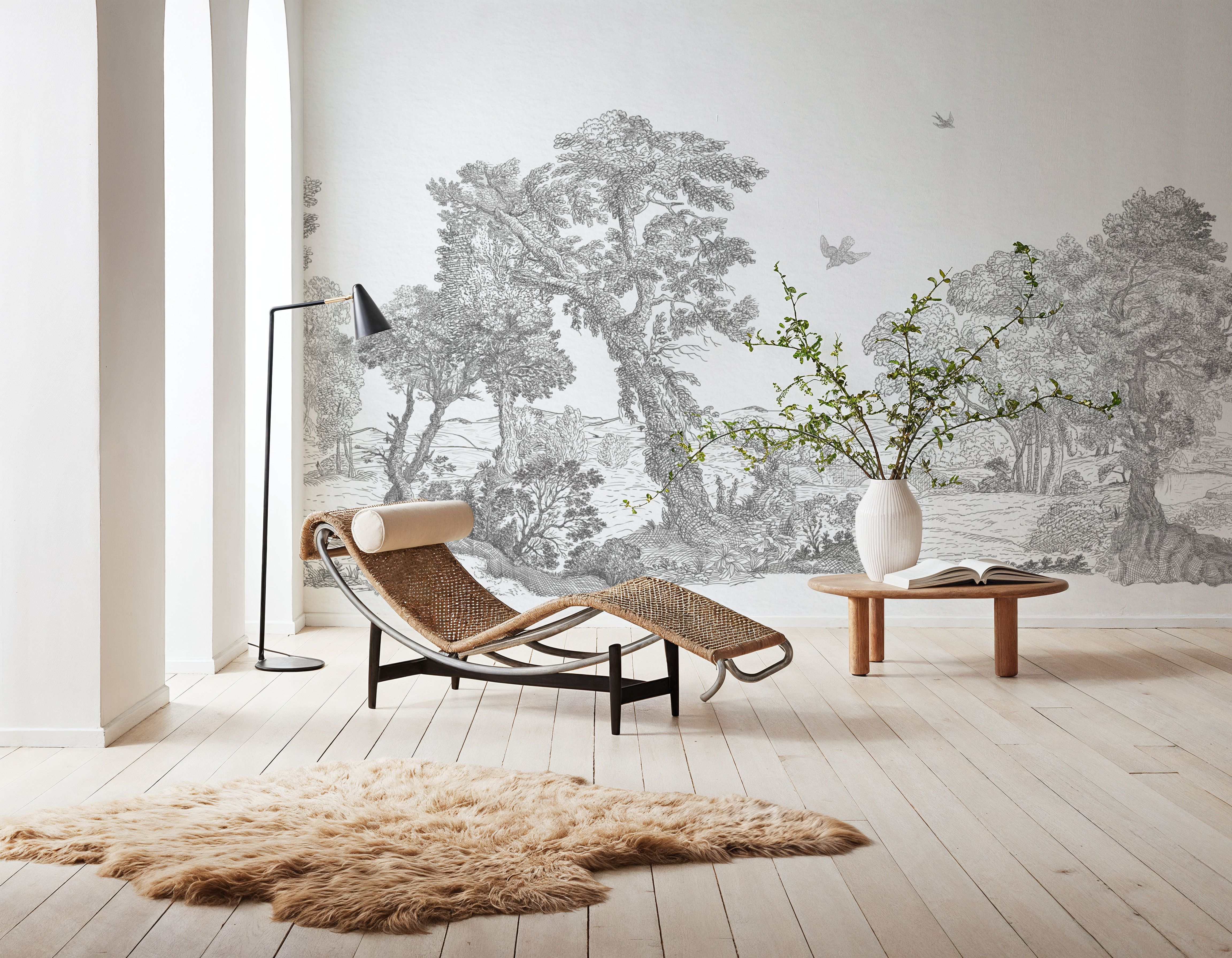 French Landscape, Soft Grey