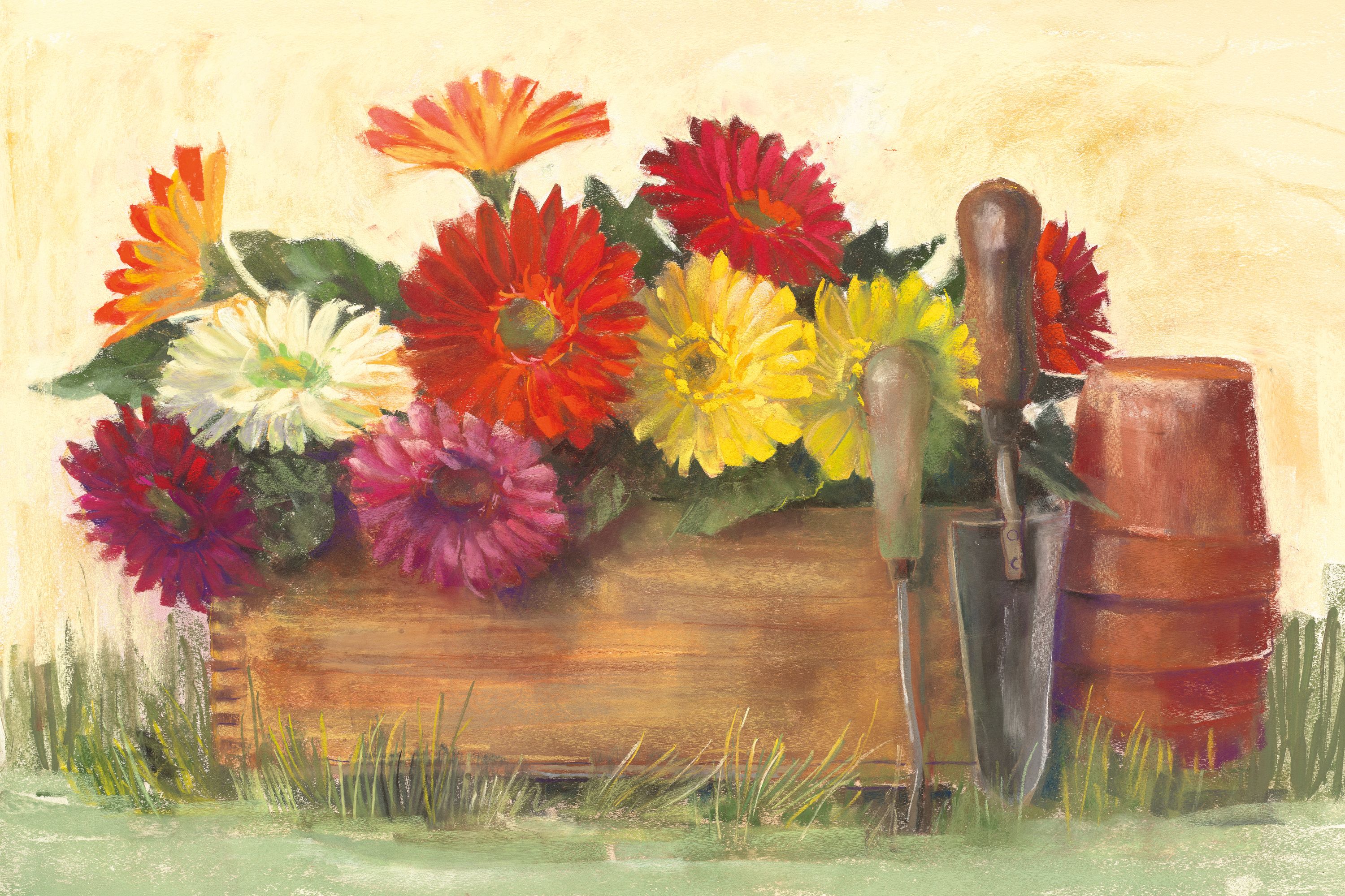 Gardeners Still Life with Gerberas