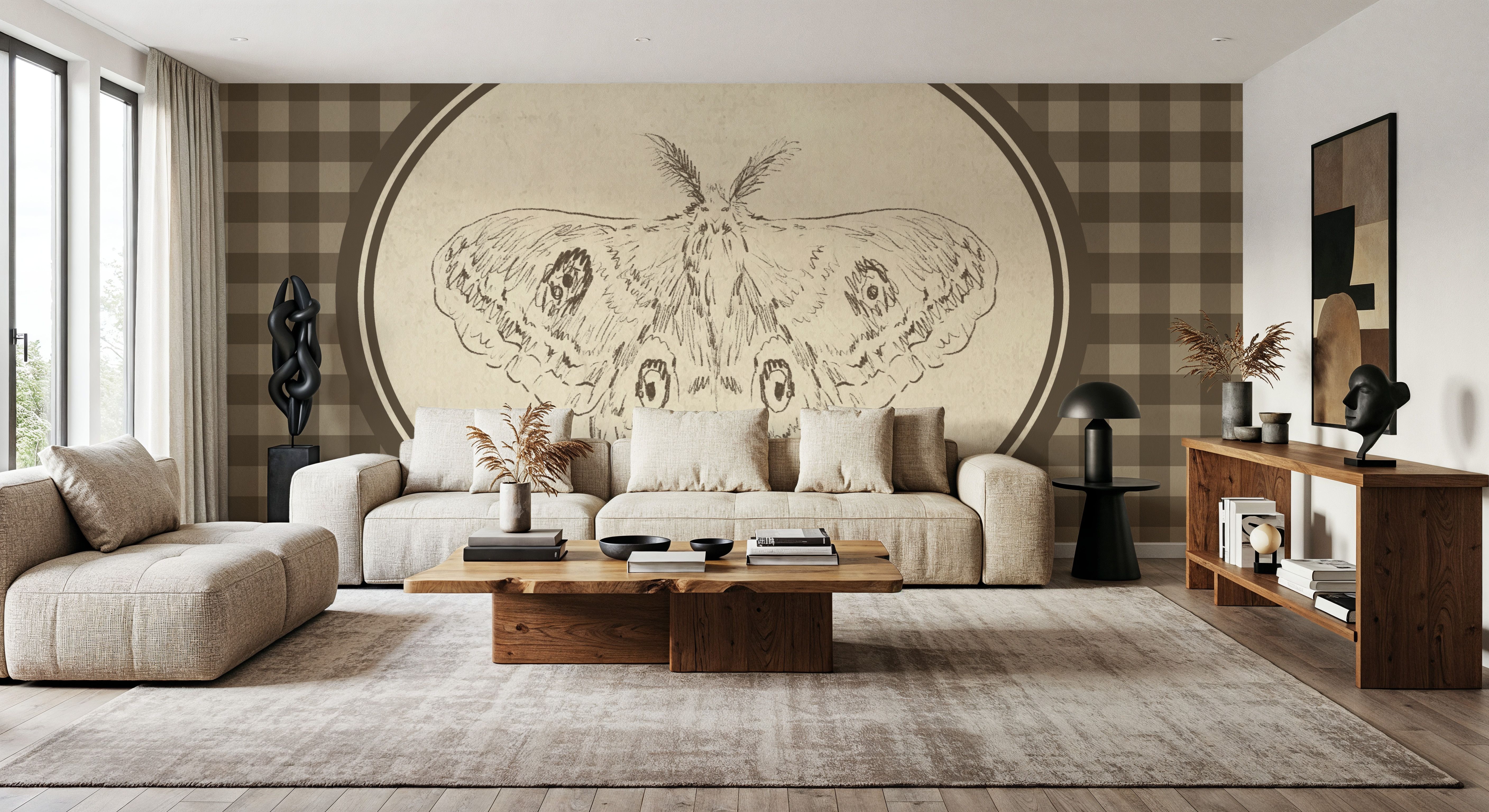 Woodland Moth Gingham