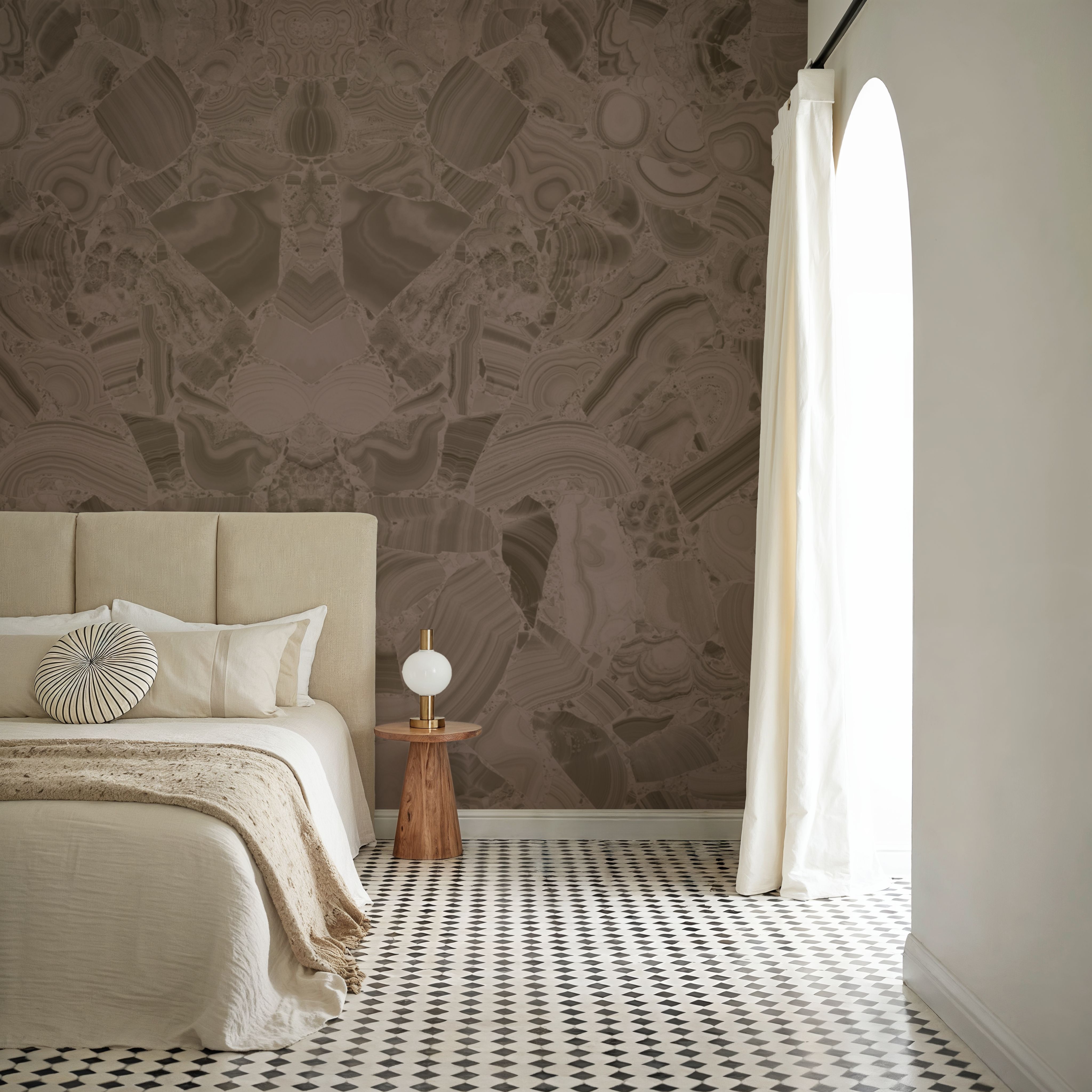 Malachite Vortex, Beige