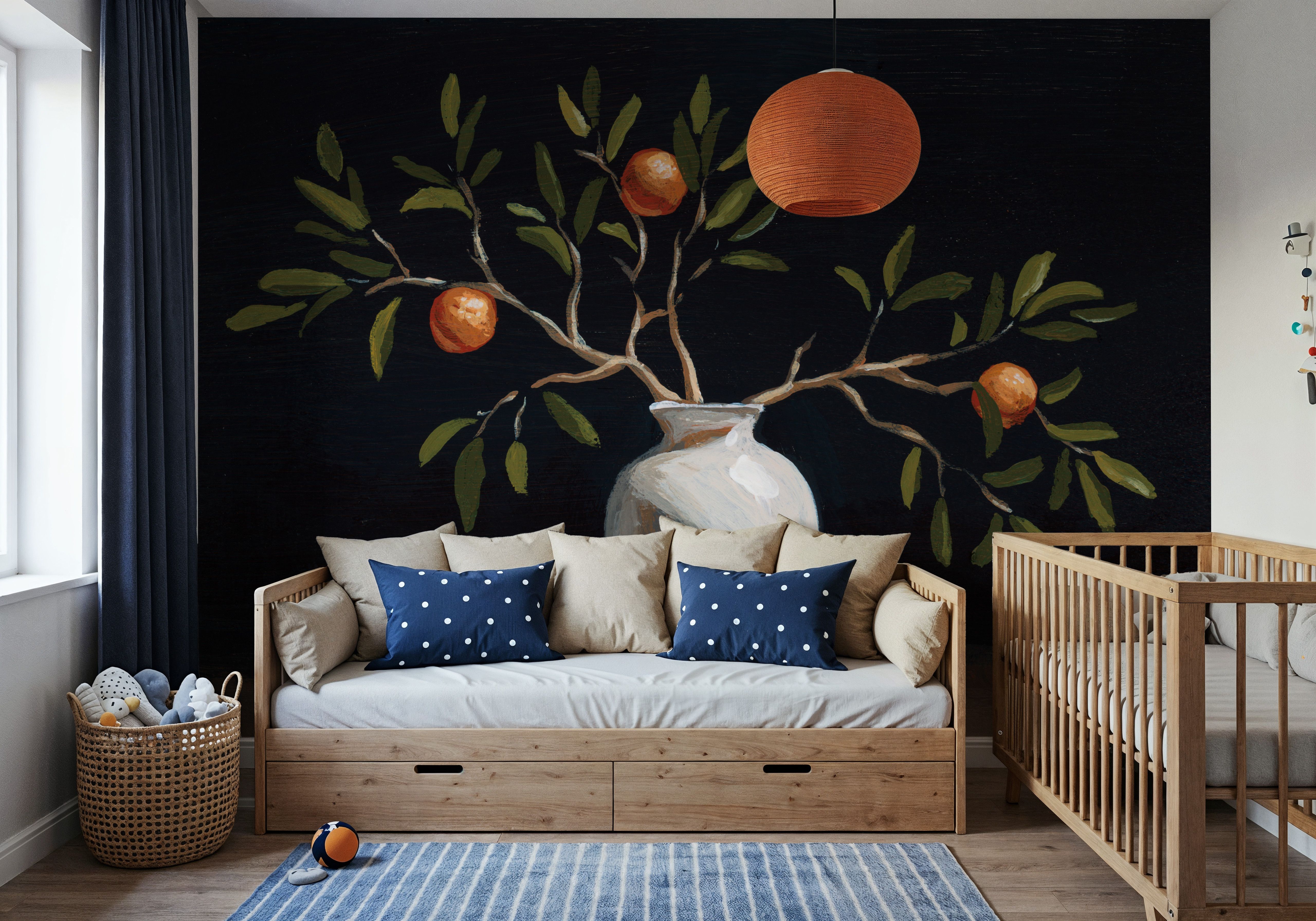 Orange Branches Still Life