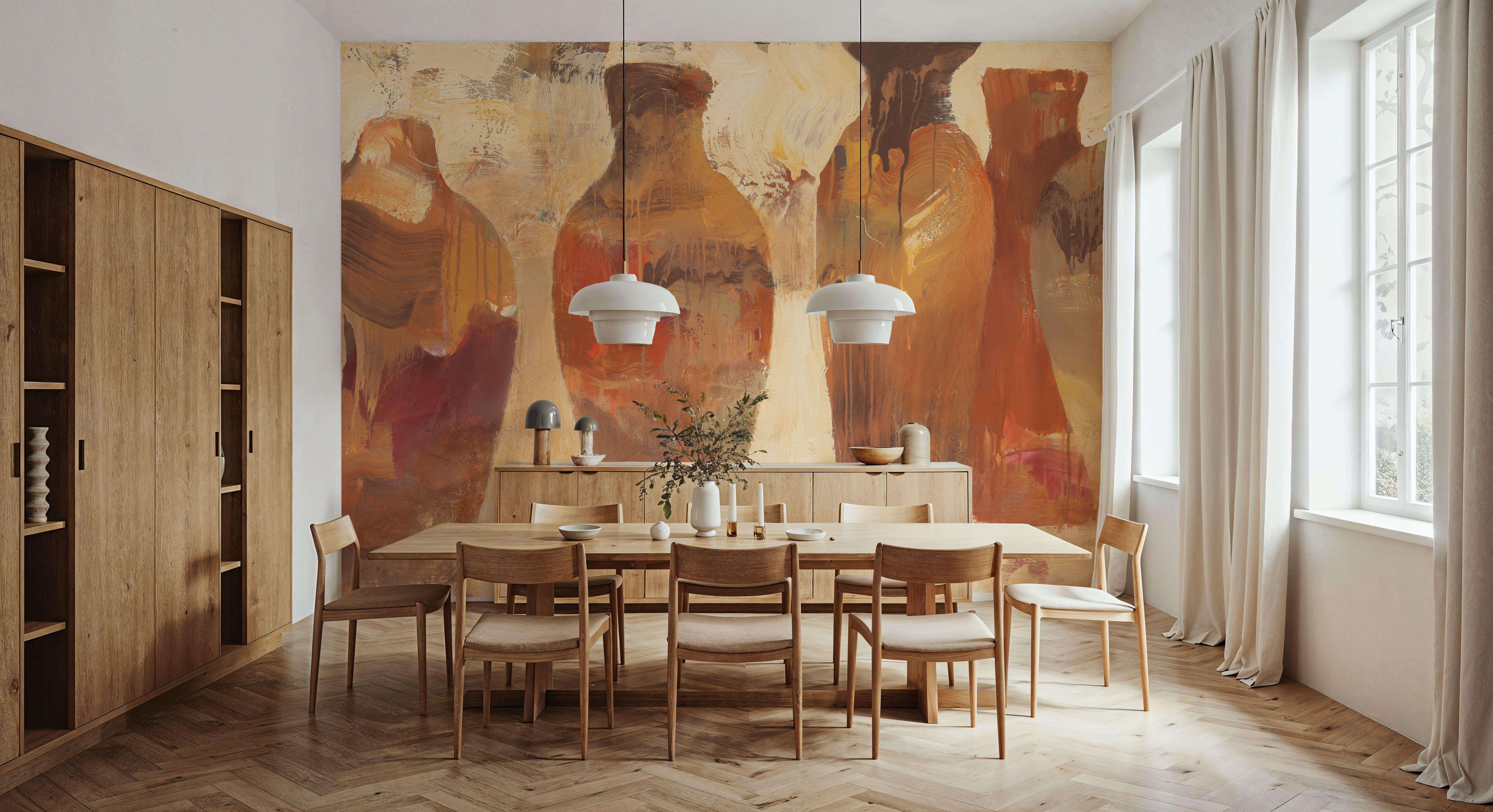 Southwestern Vases, Wallpaper