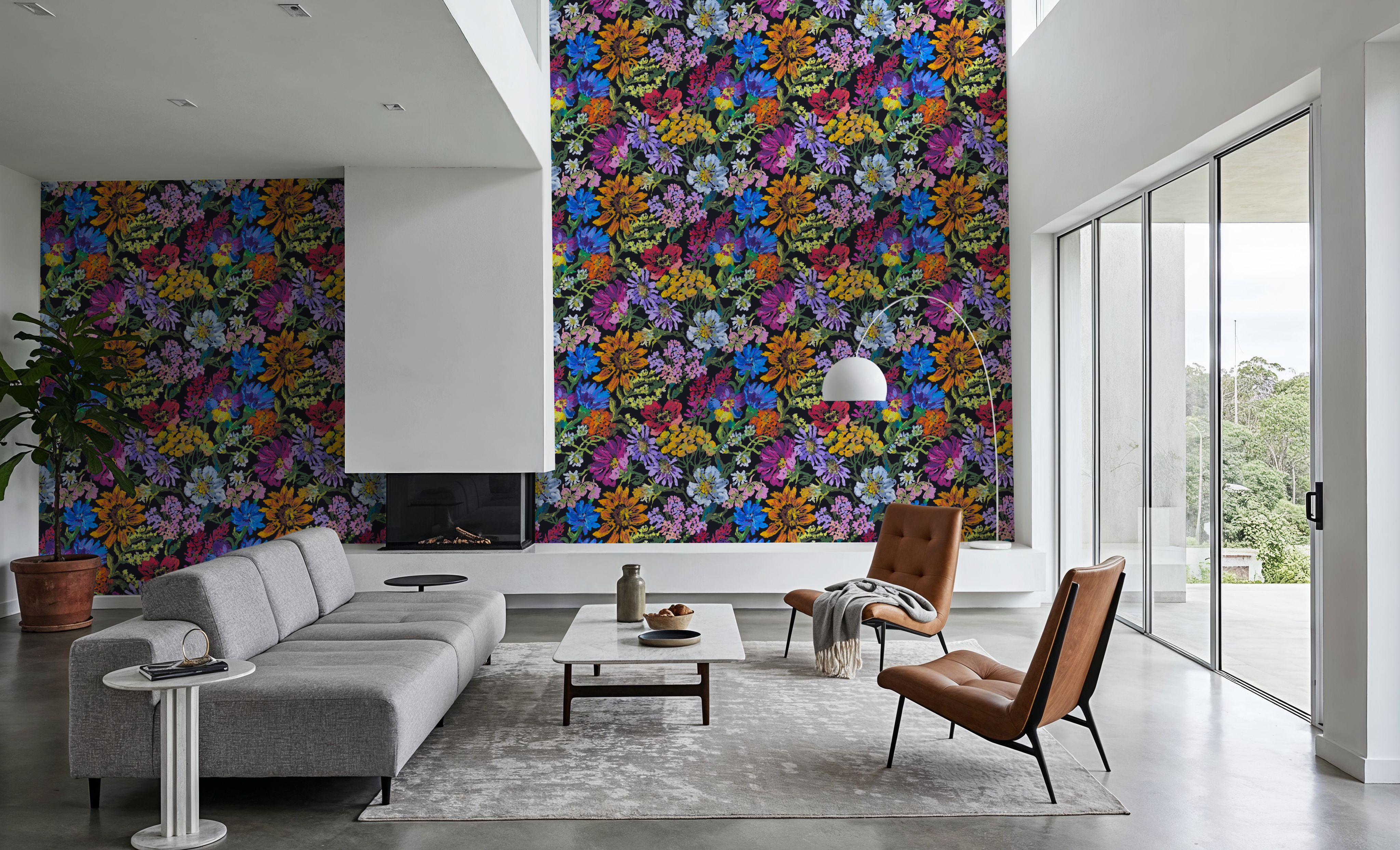 Meadow in Oil Pastel, Yellow