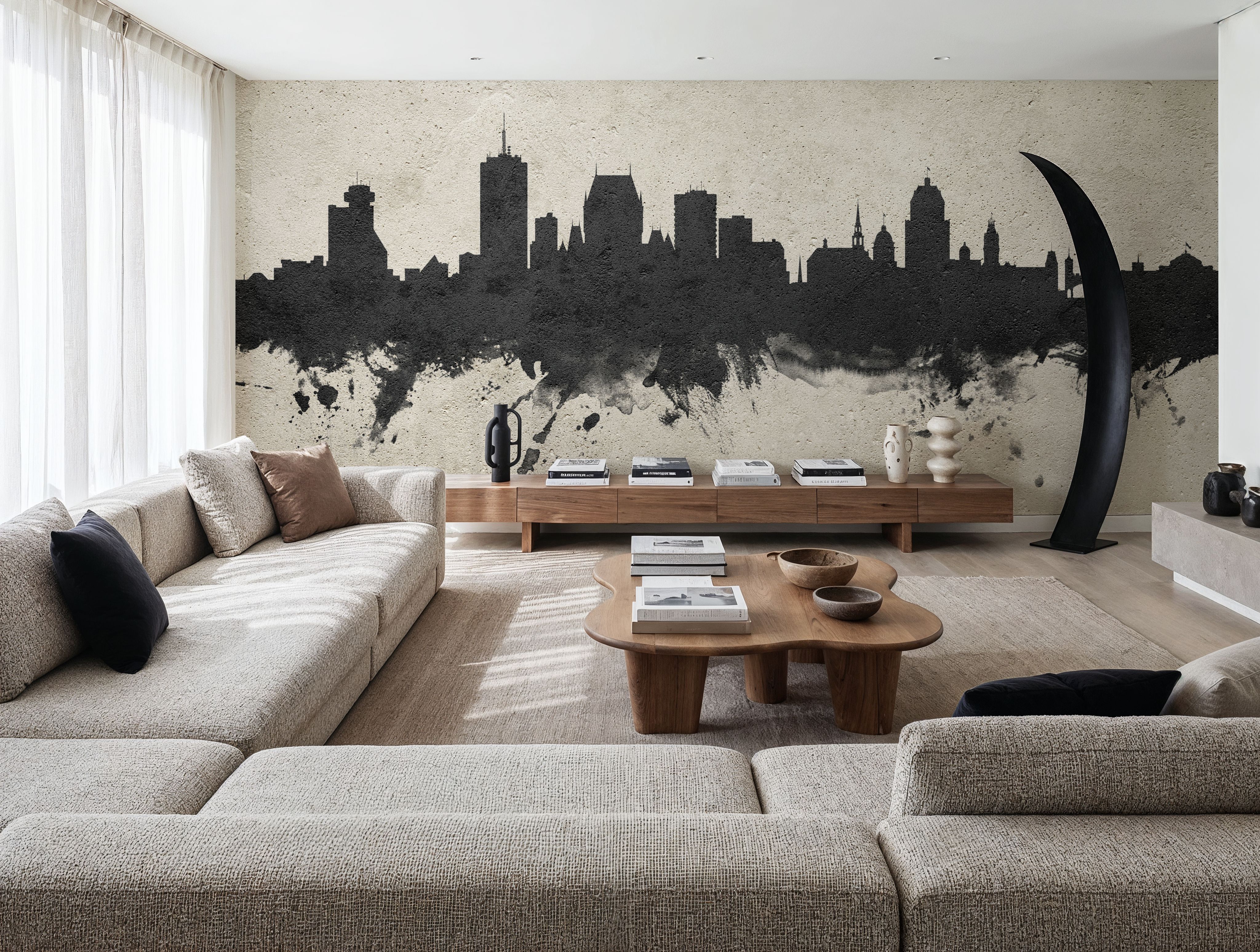 Quebec Canada Skyline Concrete