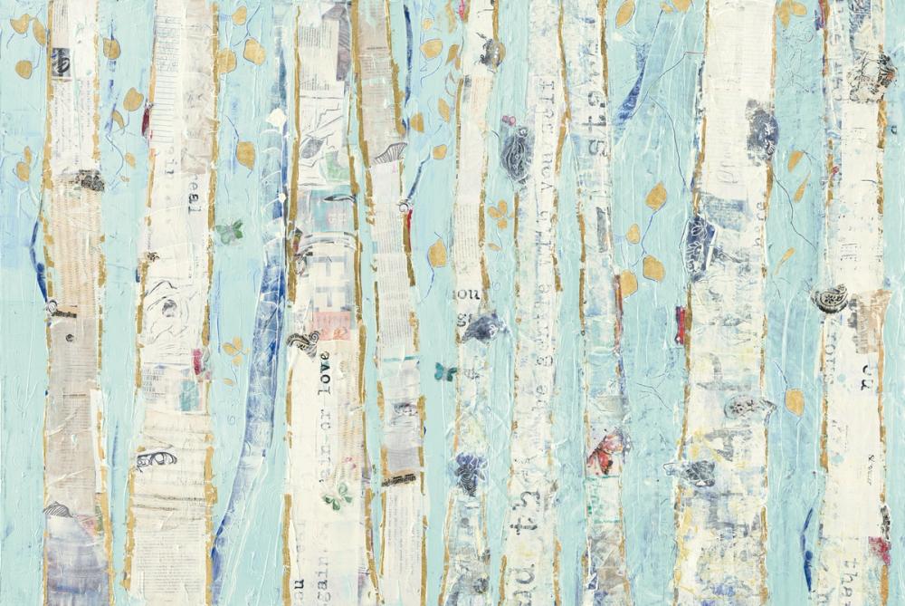 Far From Blue III Gold Leaves