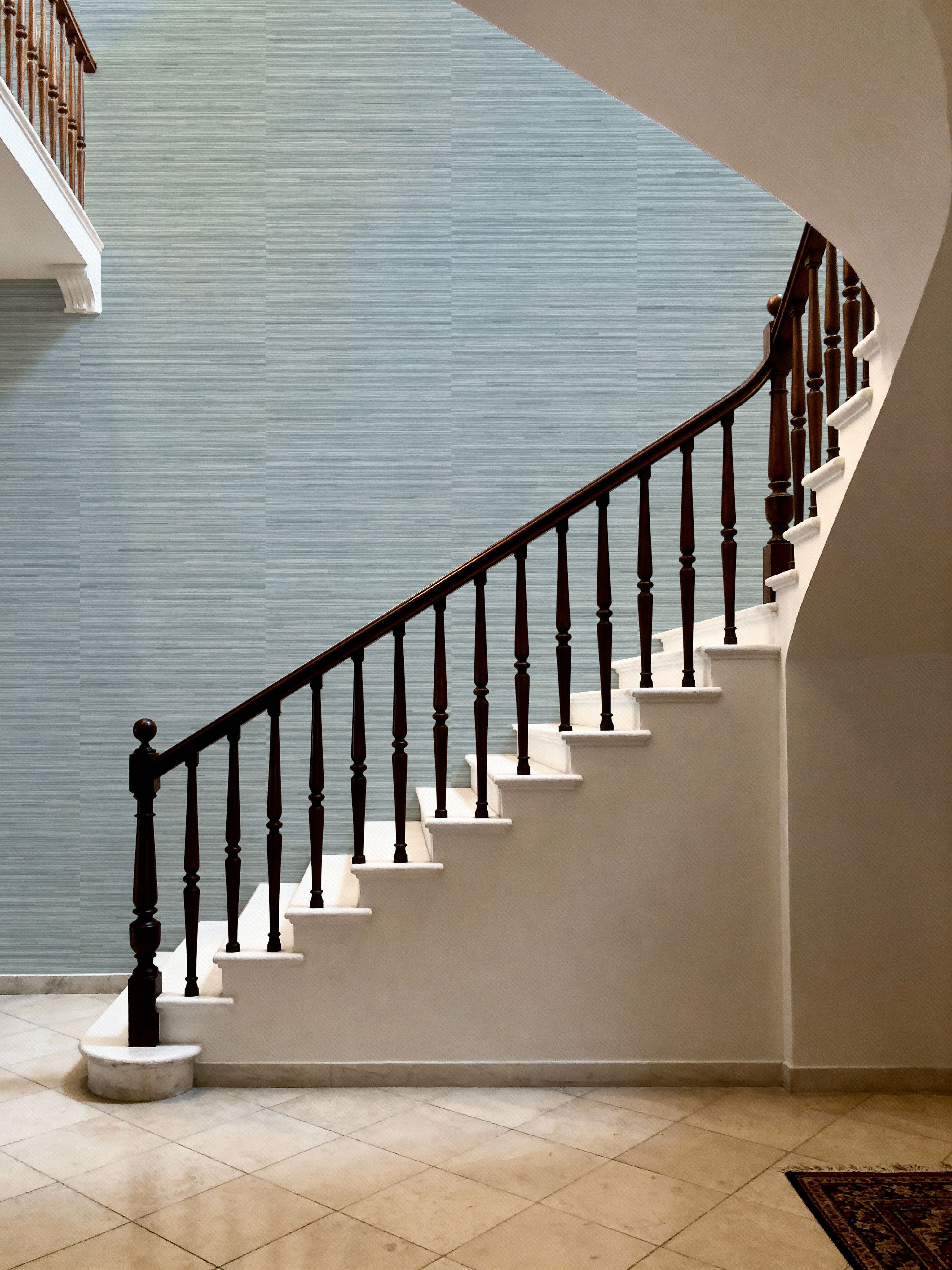 Faux Grasscloth with Visible Seams, Mineral