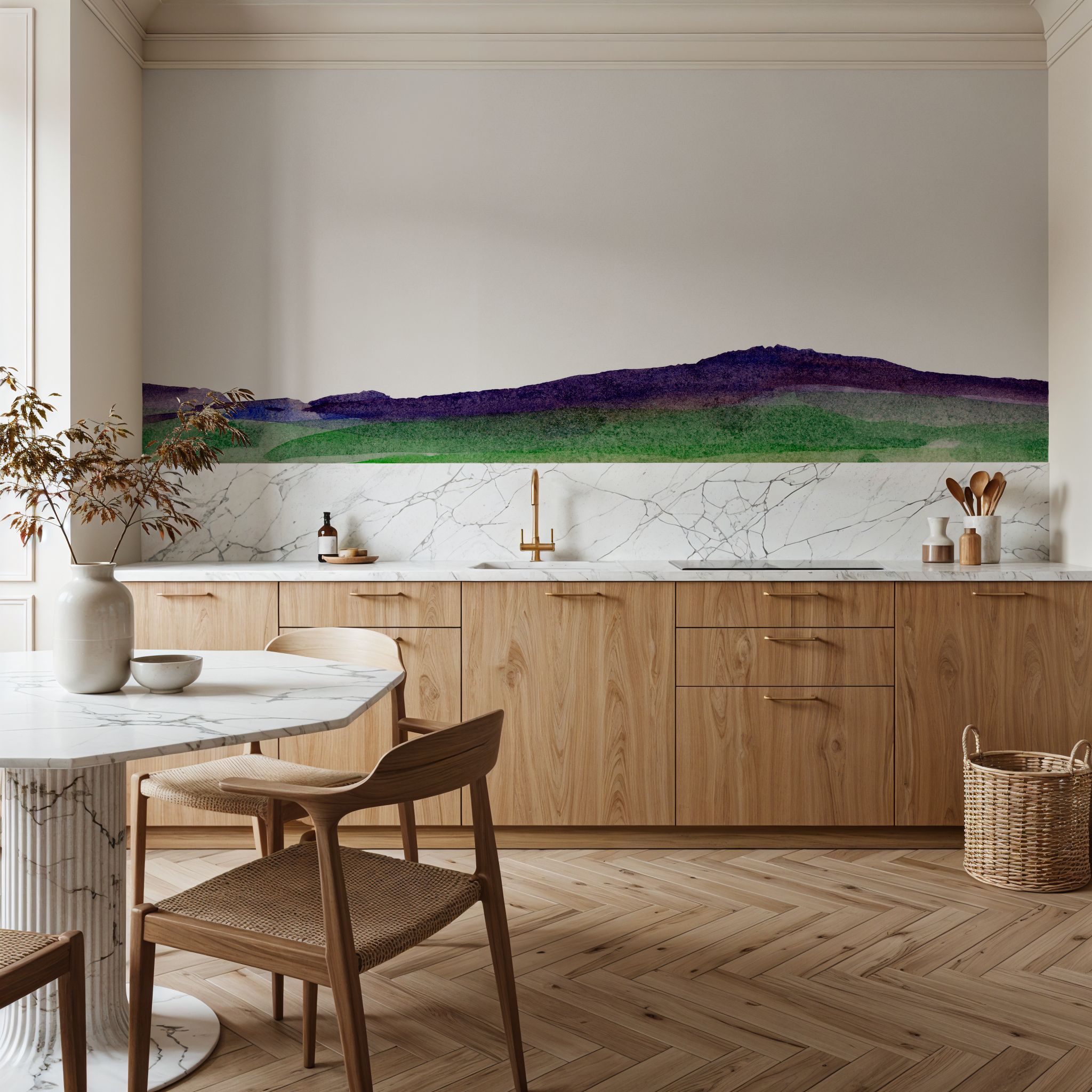 Purple Hill Landscape