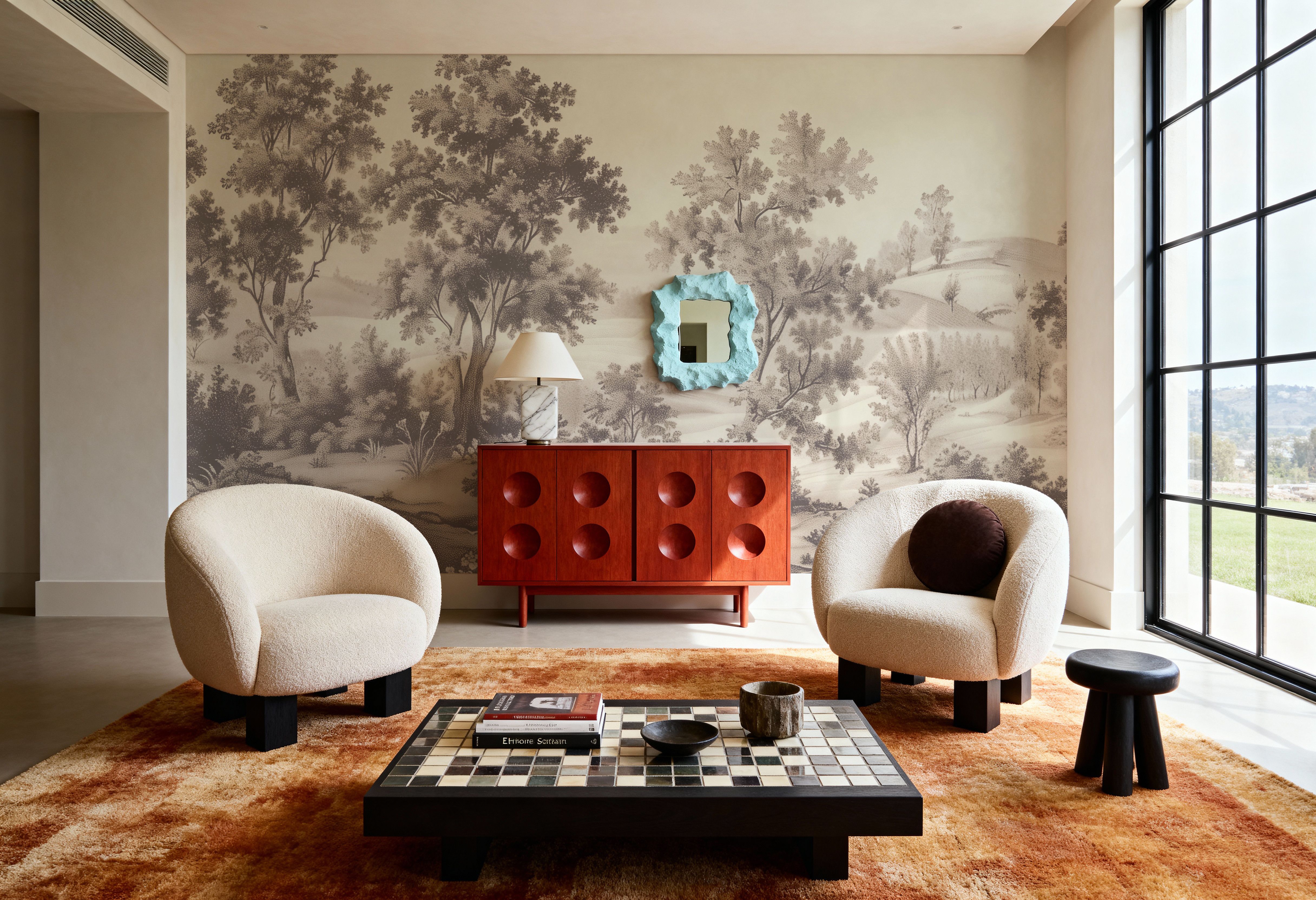 Pastoral Toile, Beige