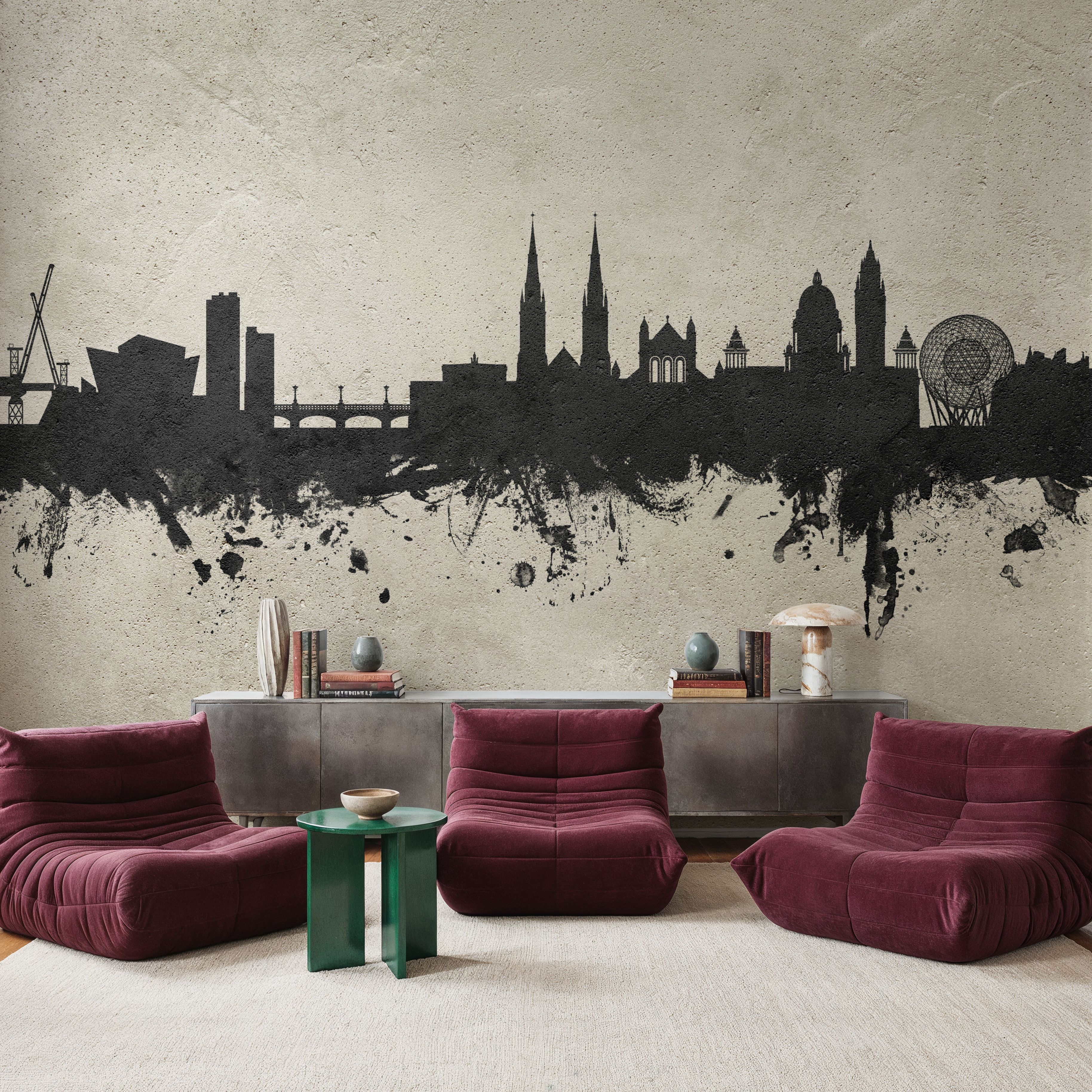 Belfast Northern Ireland Skyline Concrete