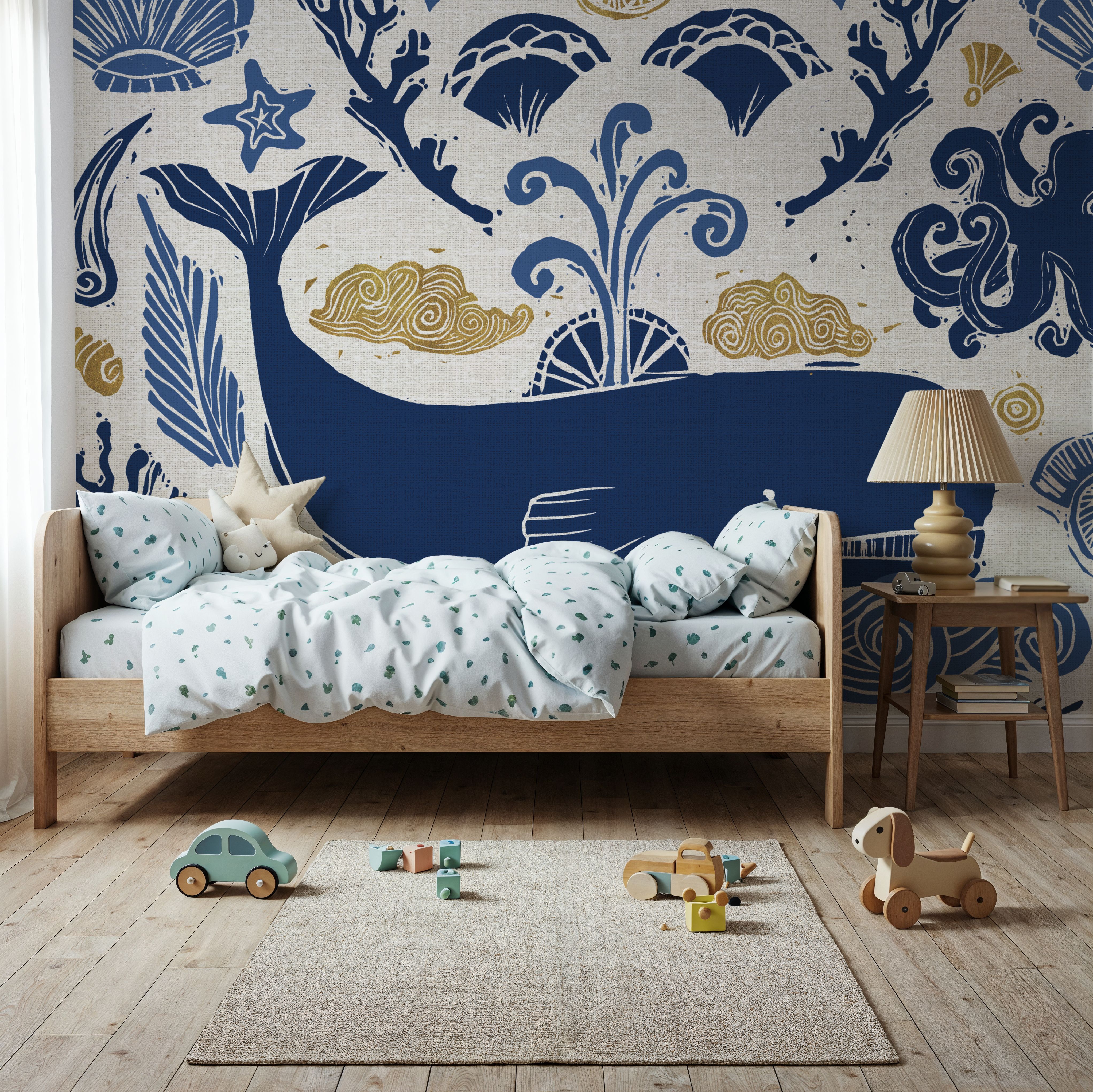 Whale Seas White