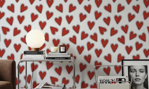 Iconic Pop Hearts, Red