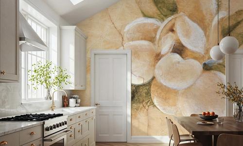 Magnolia on Cracked Linen