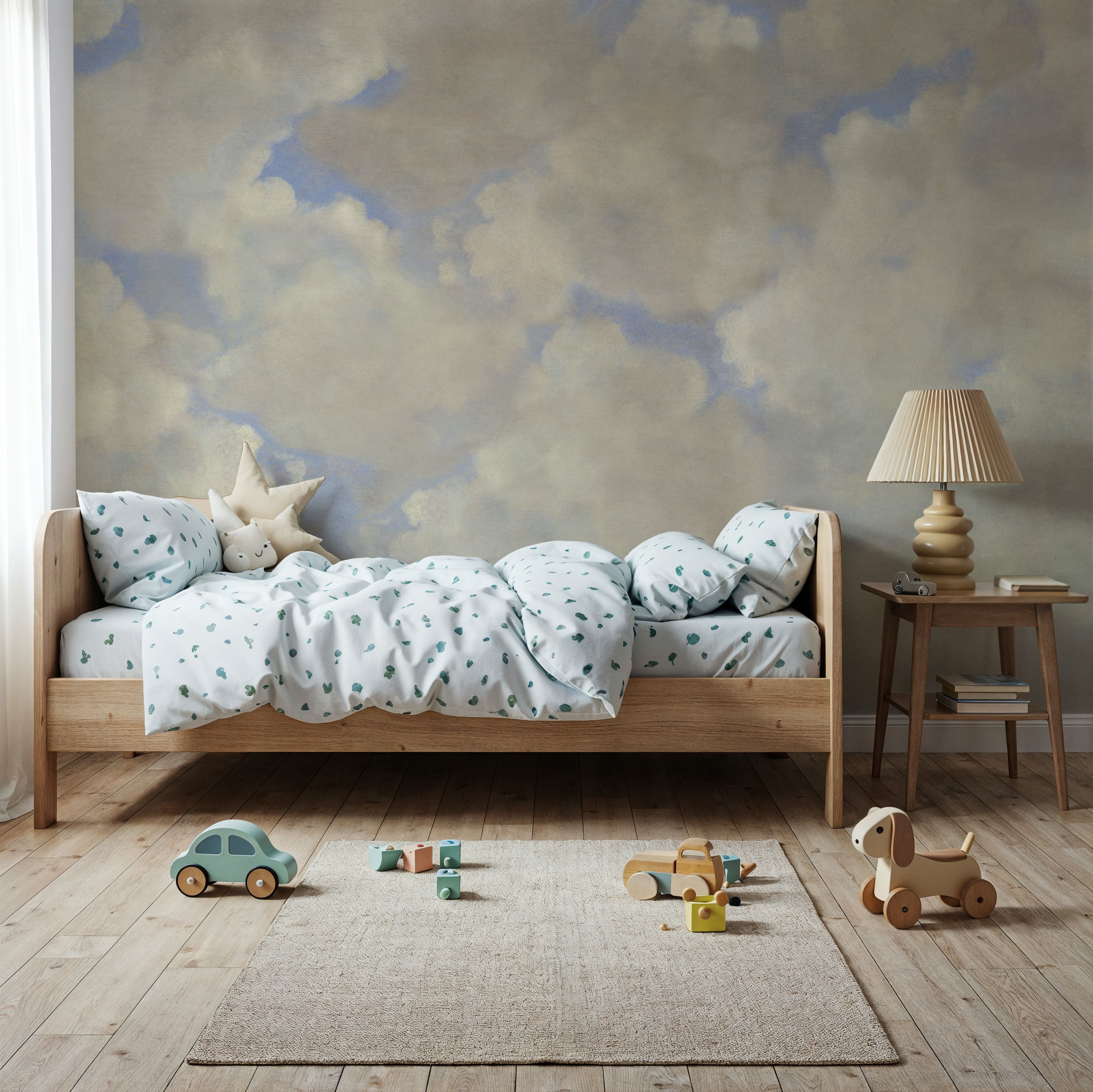 Painted Dreamy Clouds, Bright
