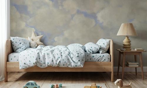Painted Dreamy Clouds, Bright