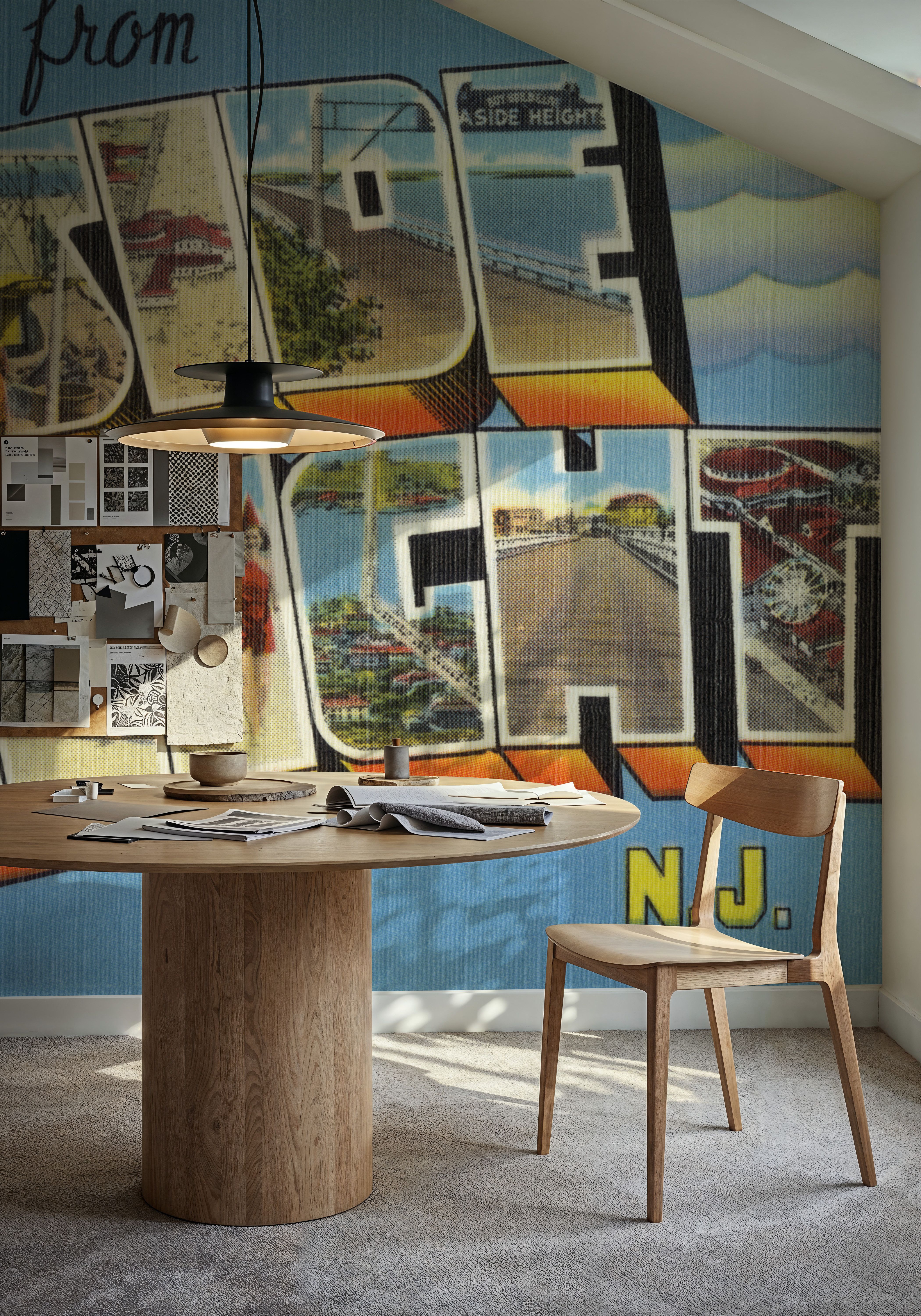 Greetings from Seaside Heights - Screenprint Postcard