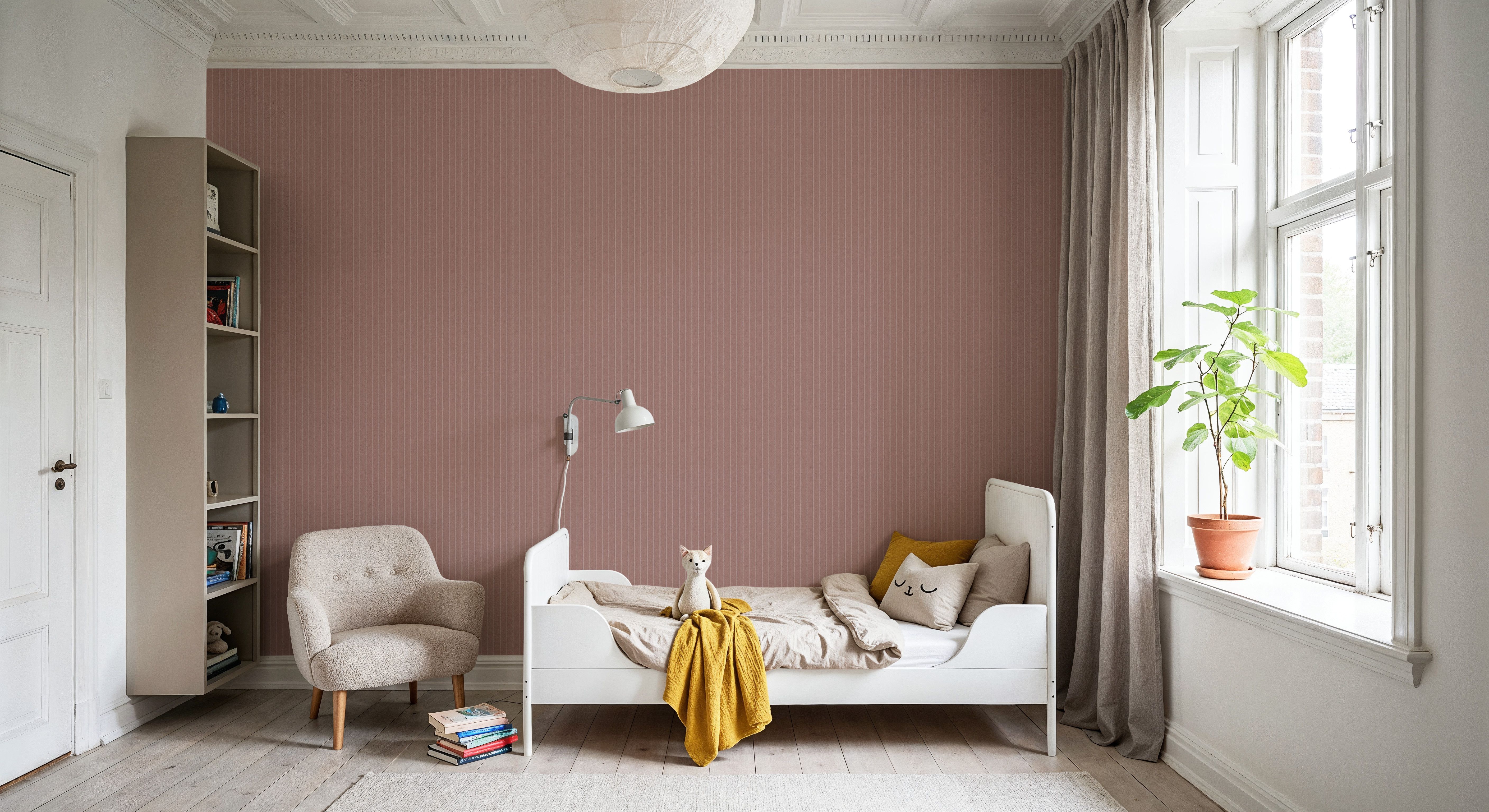 Tailor's Pin Stripe, Brick Dust