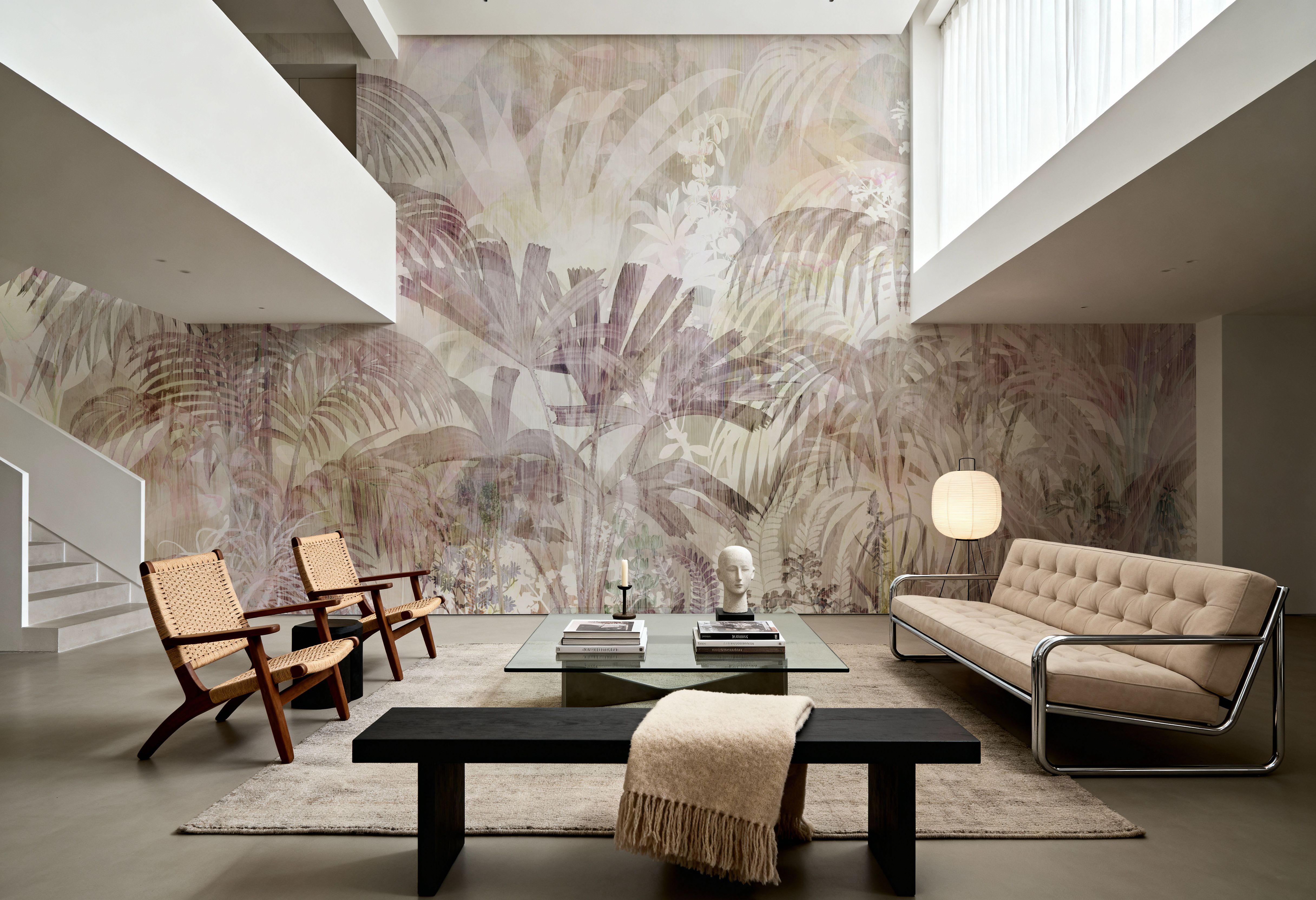 Subtle Tropics, Papier peint