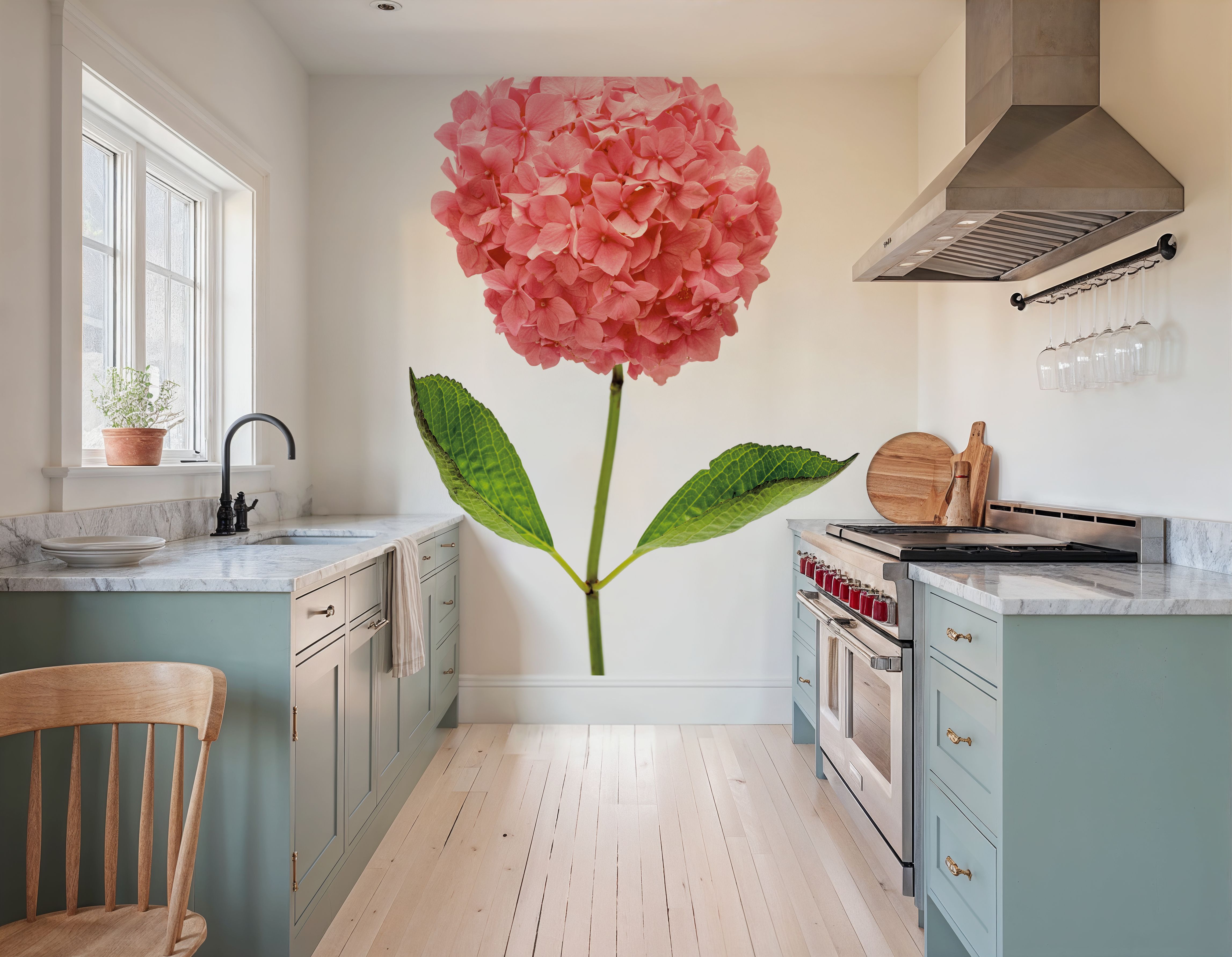 Providence Hydrangea I, Wallpaper