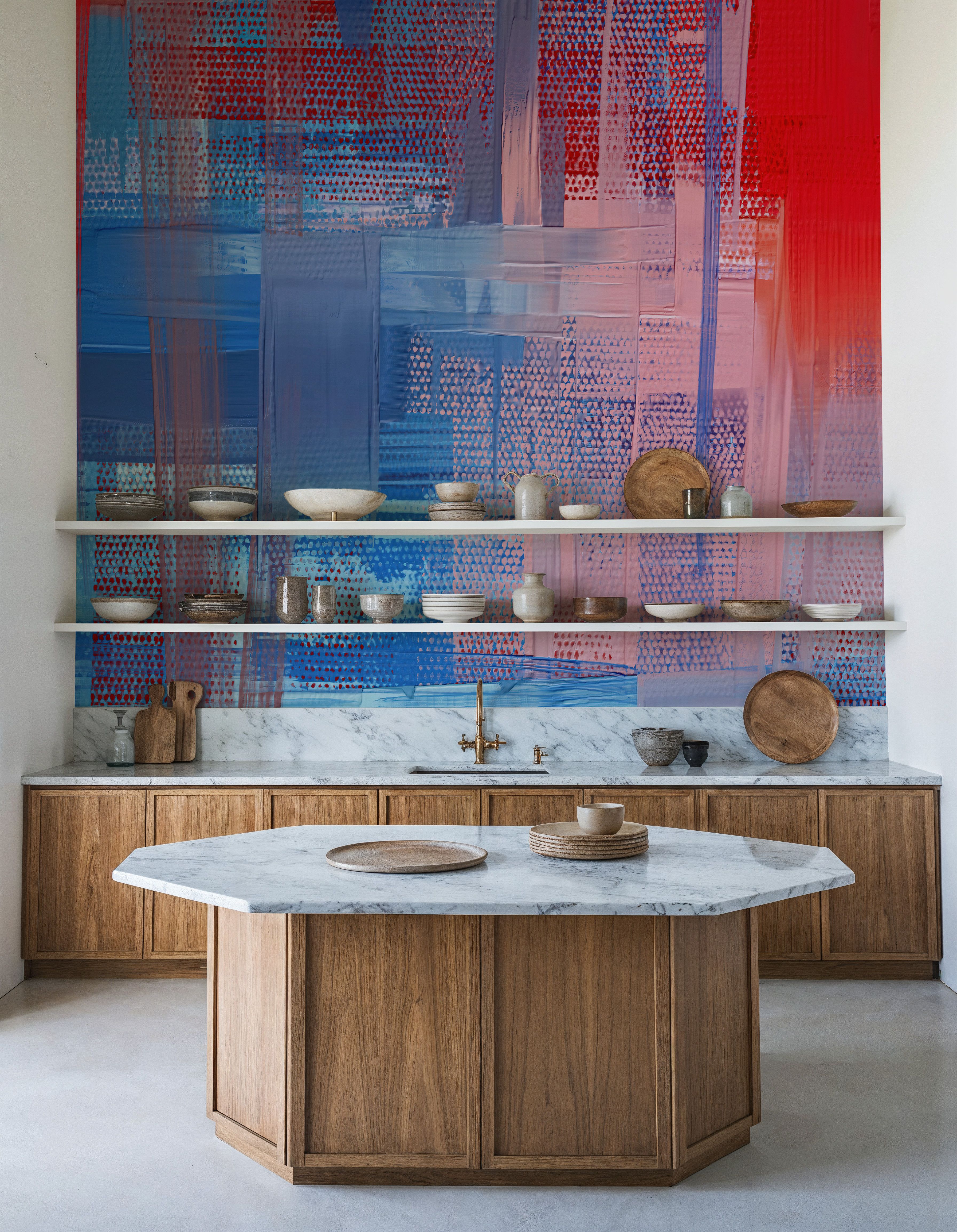 Sense Of The City, Blue And Red
