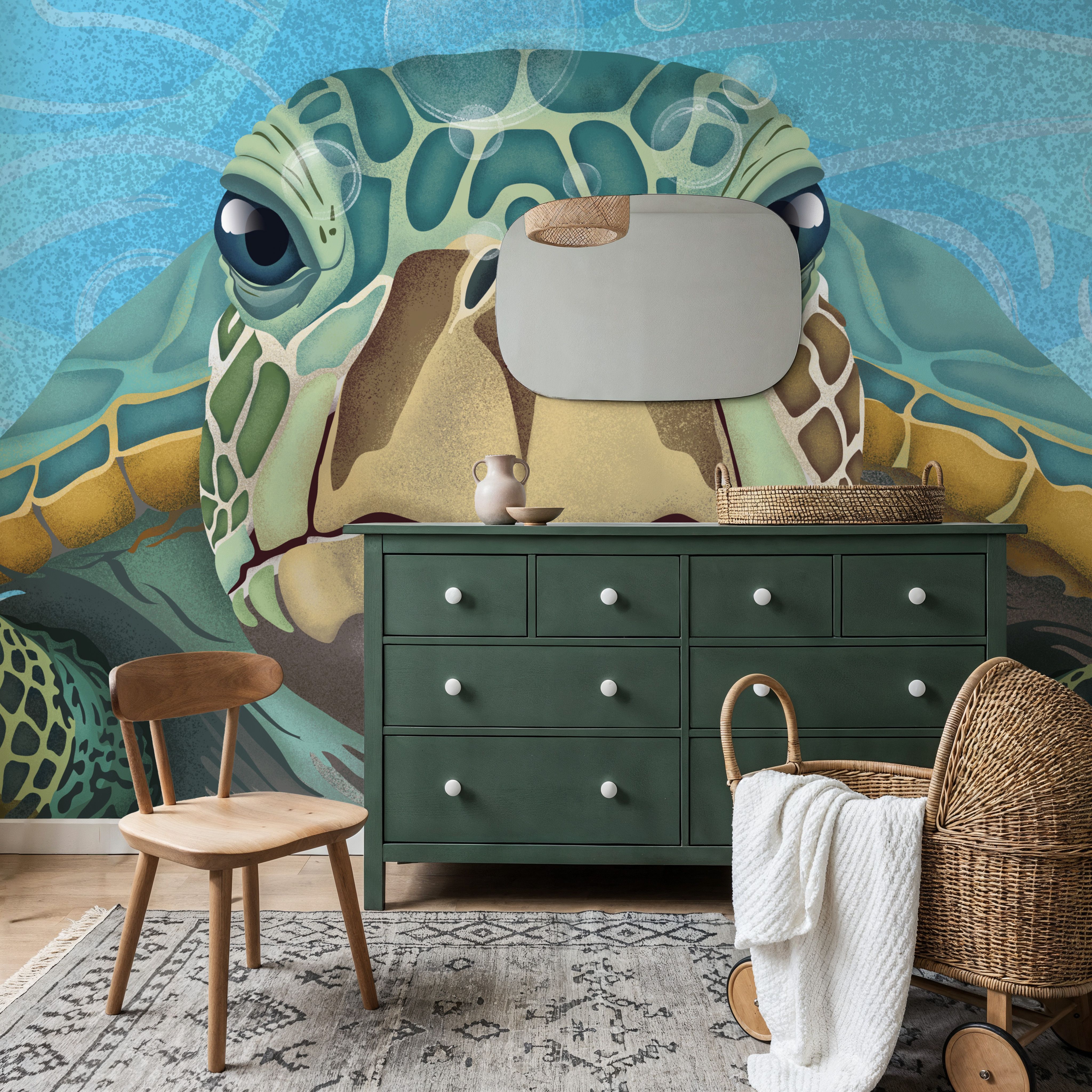Hello Turtle, Light Blue