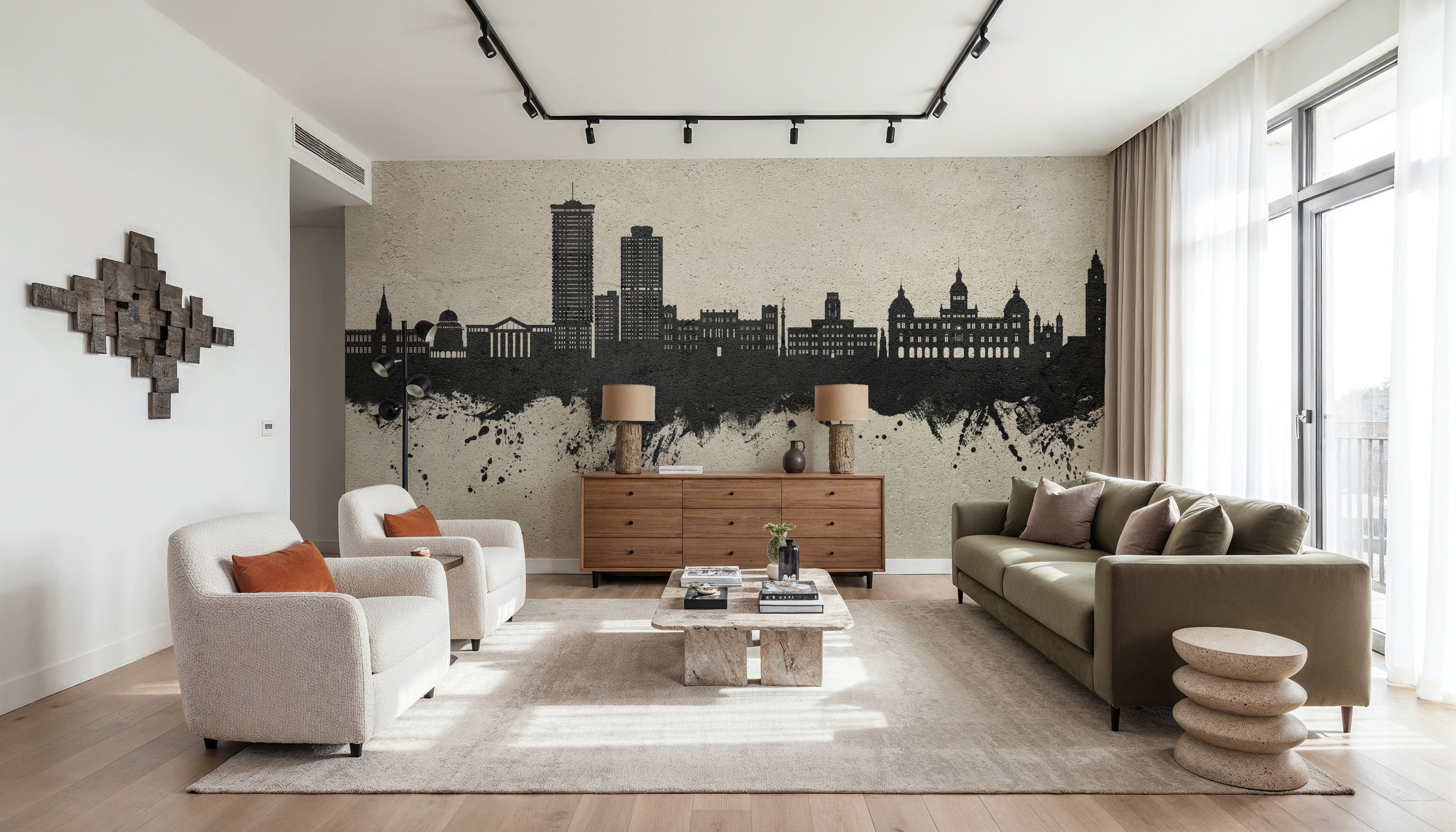 A Coruña Spain Skyline Concrete