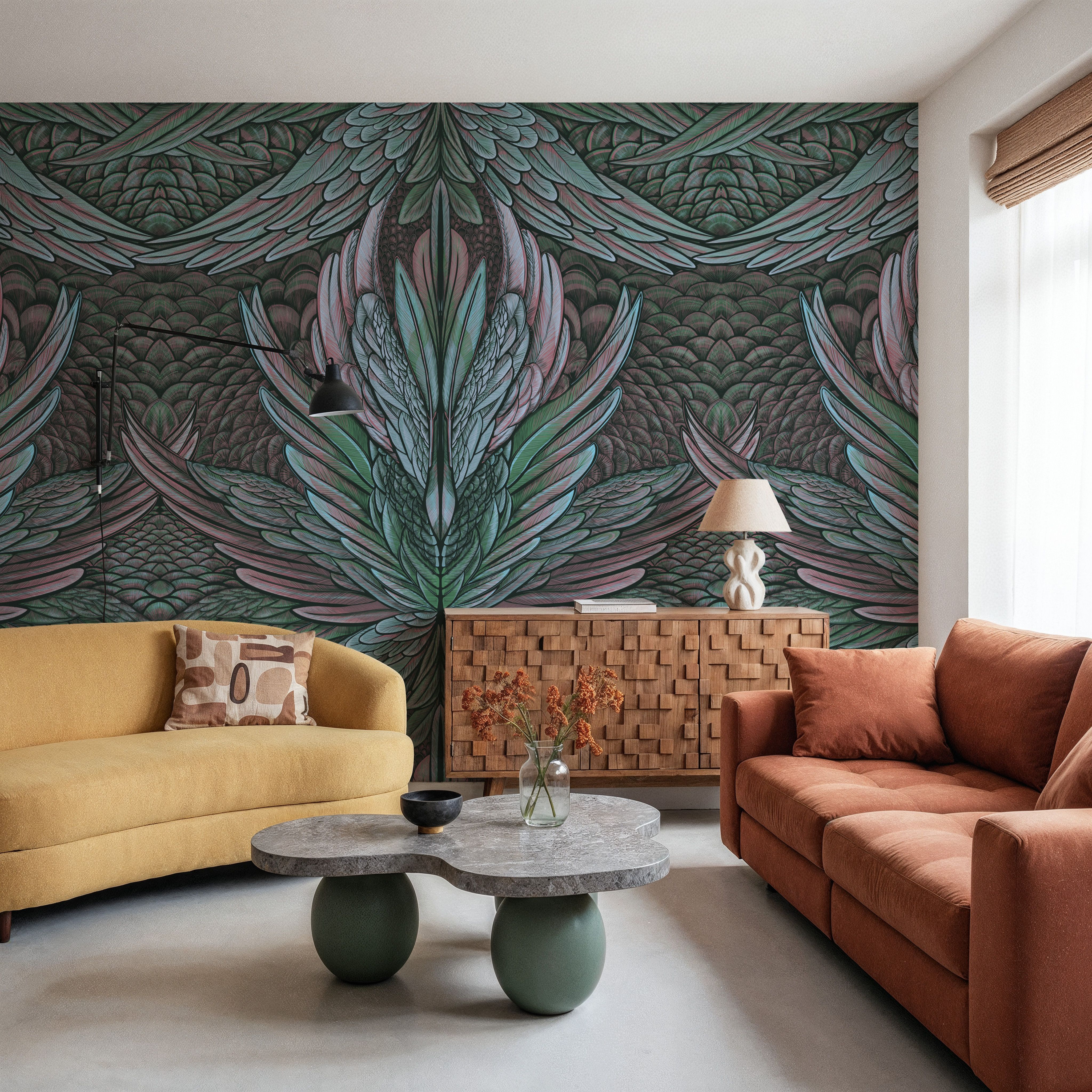 Irridescent Pink&Green