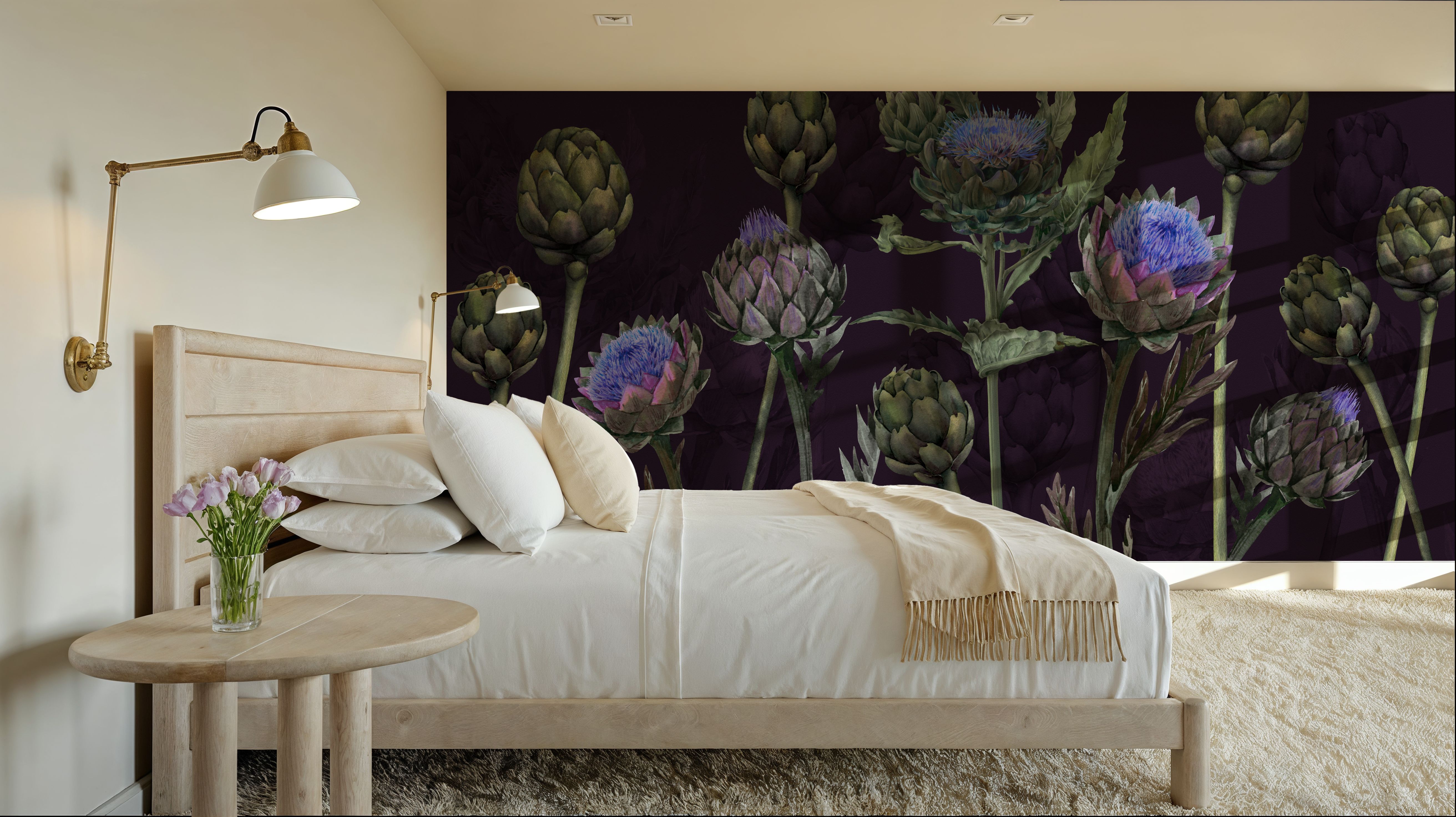 Artichoke Blooms, Midnight