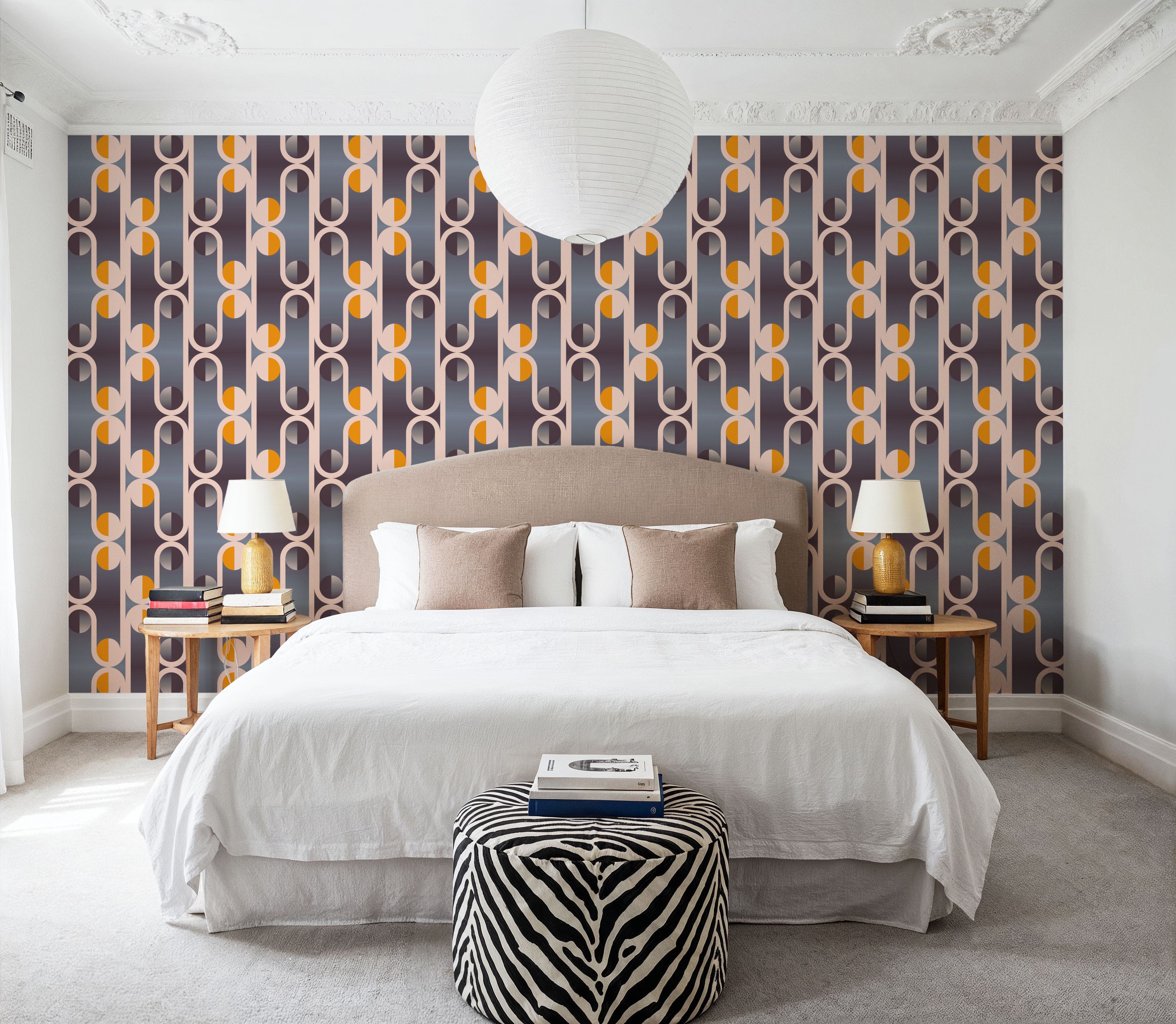 Art Deco Trellis, Lilac