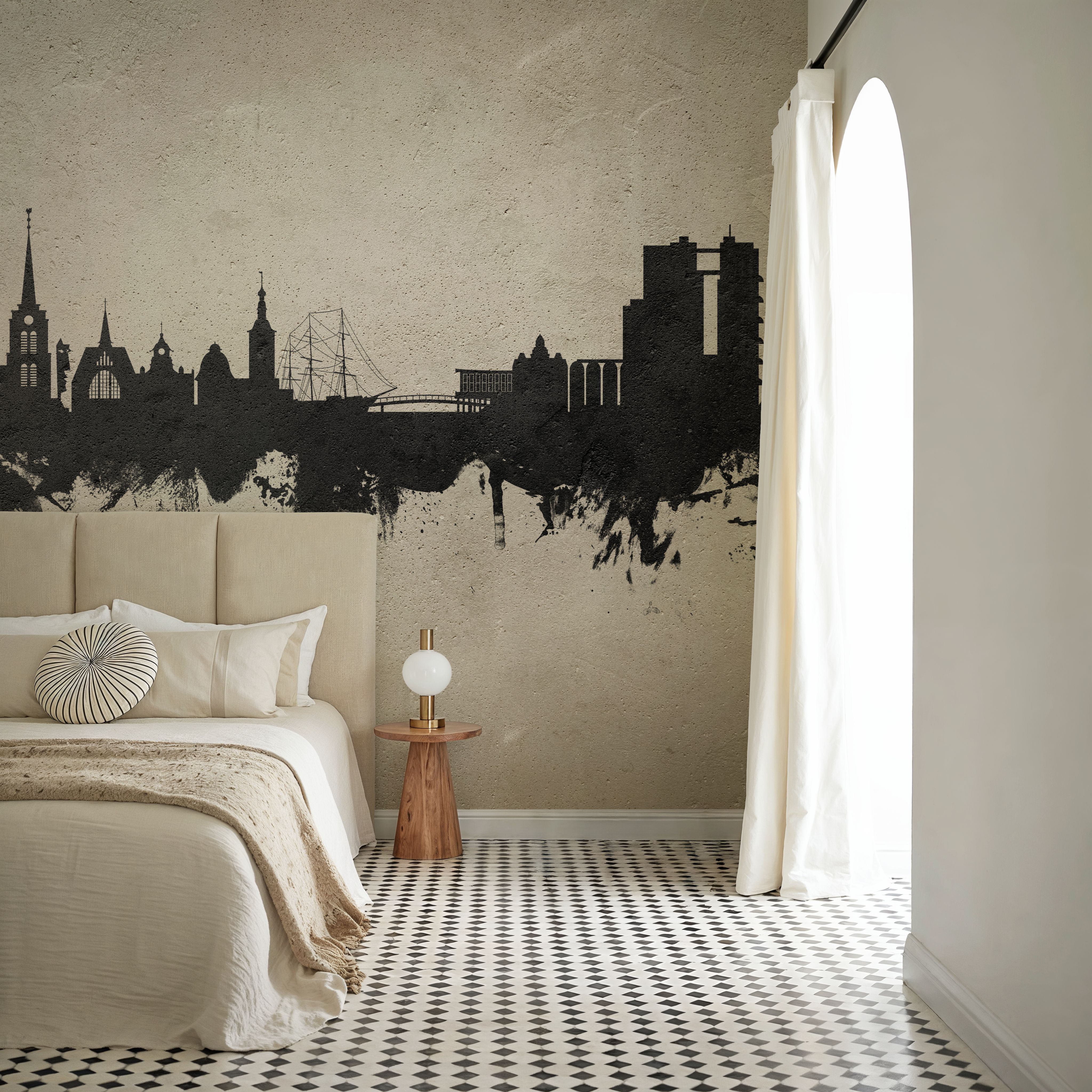 Halmstad Sweden Skyline Concrete