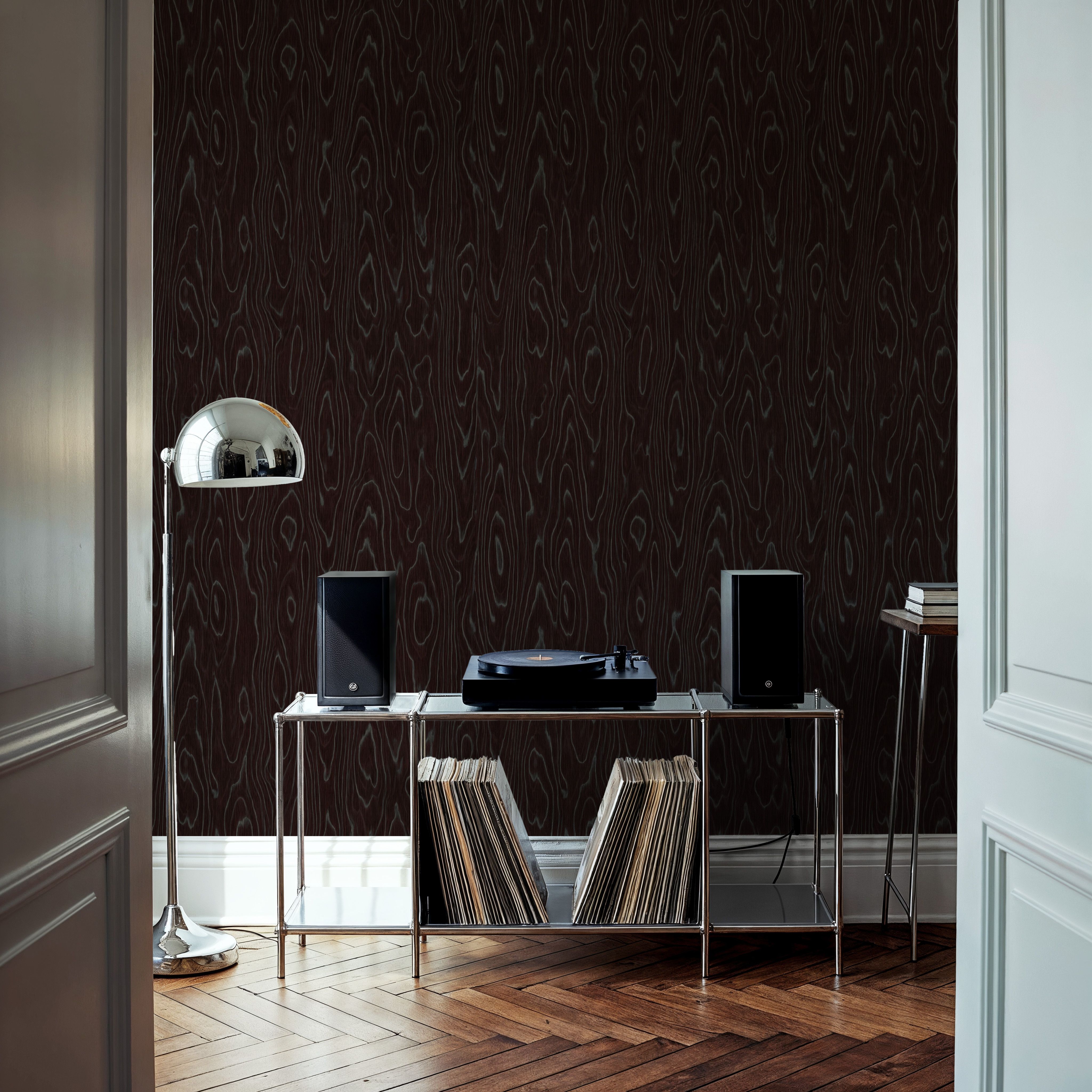 Conoid Grain, Oxblood, Papel de parede