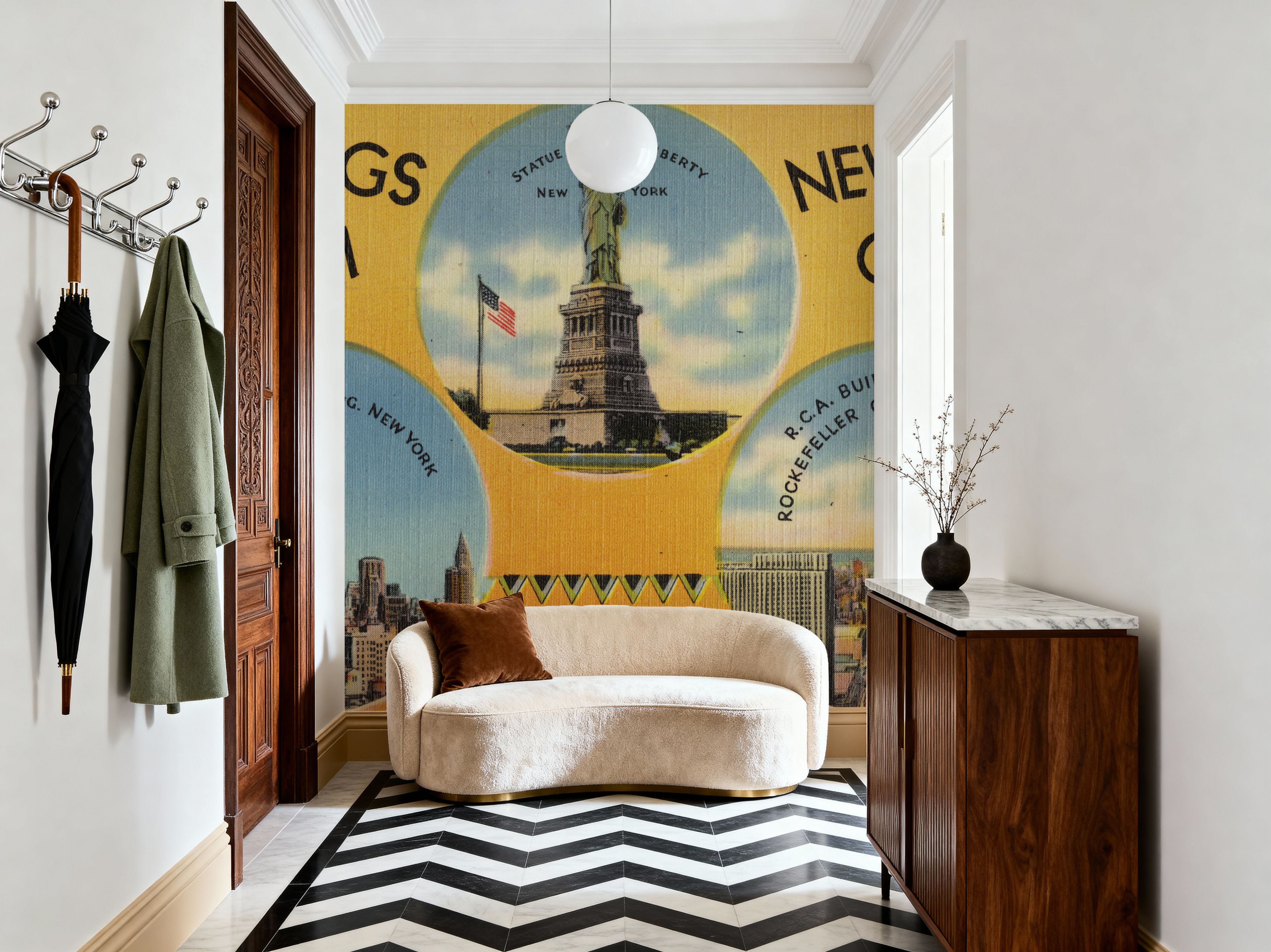 Greetings from New York City - Screenprint Postcard