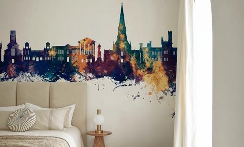 Bury England Skyline Blue & Bronze