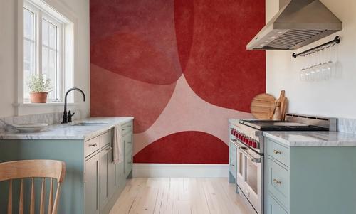 Embracing Shapes, Cherry Red