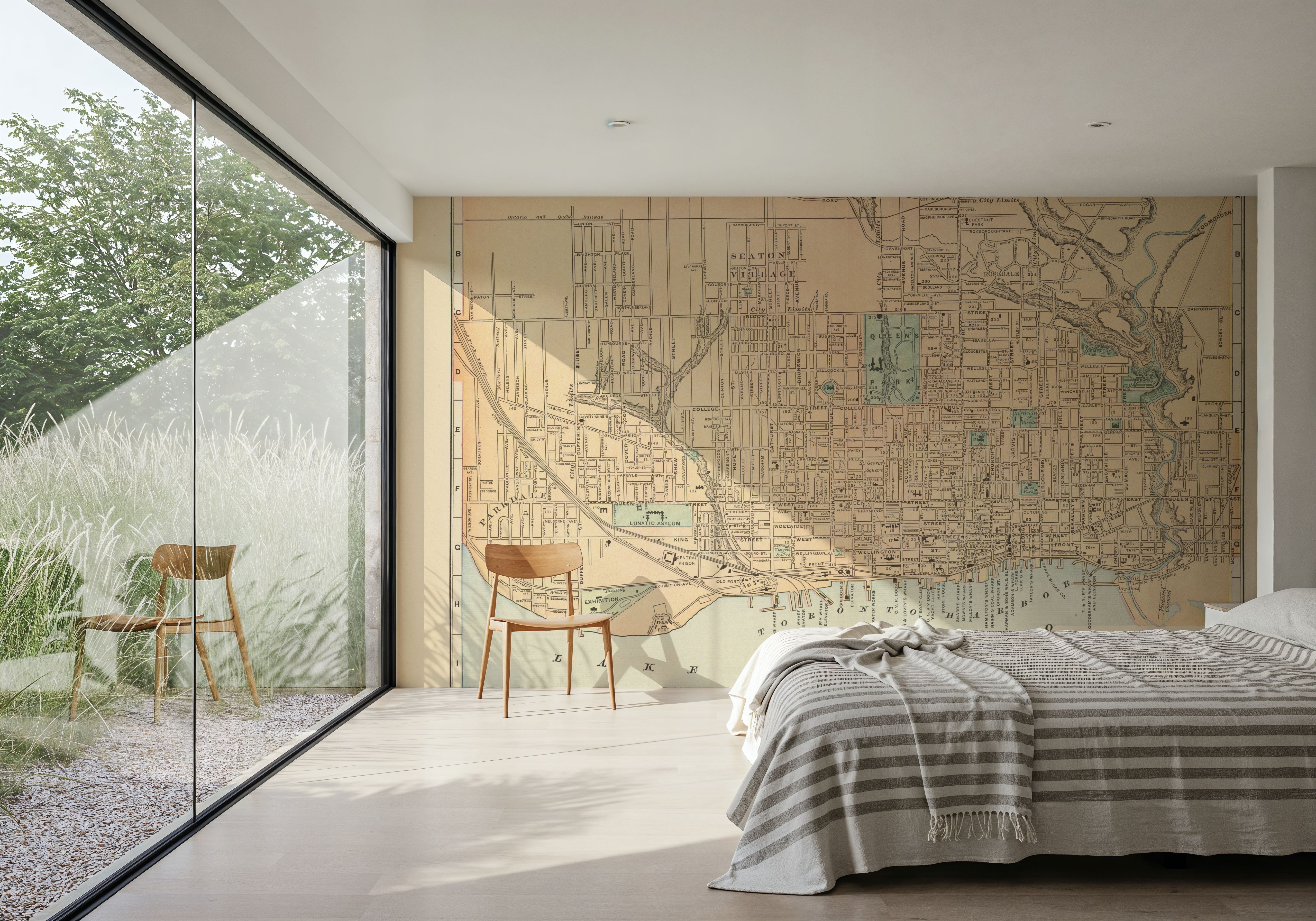 Map of Toronto, Wallpaper