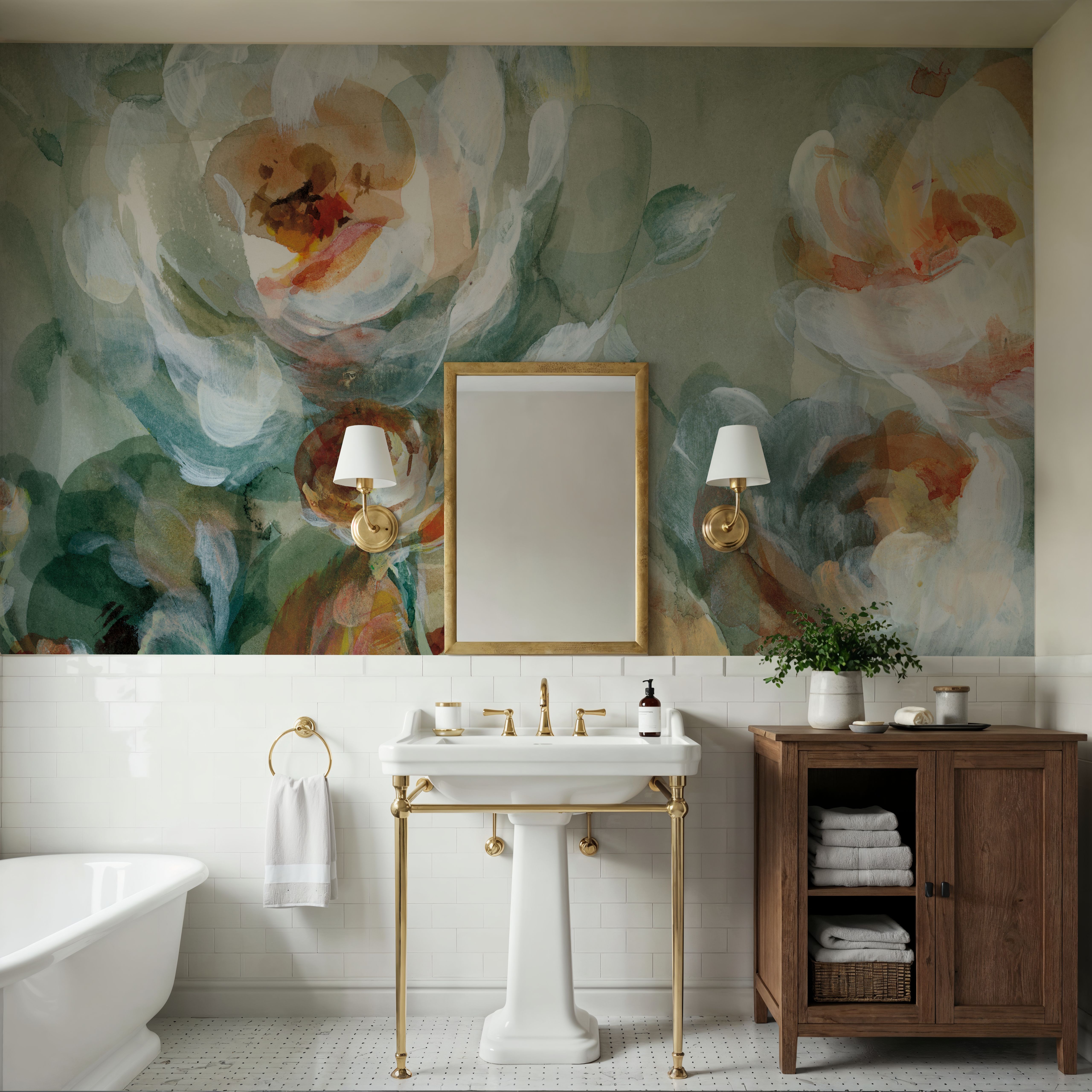 Fall Blossoms Panel II