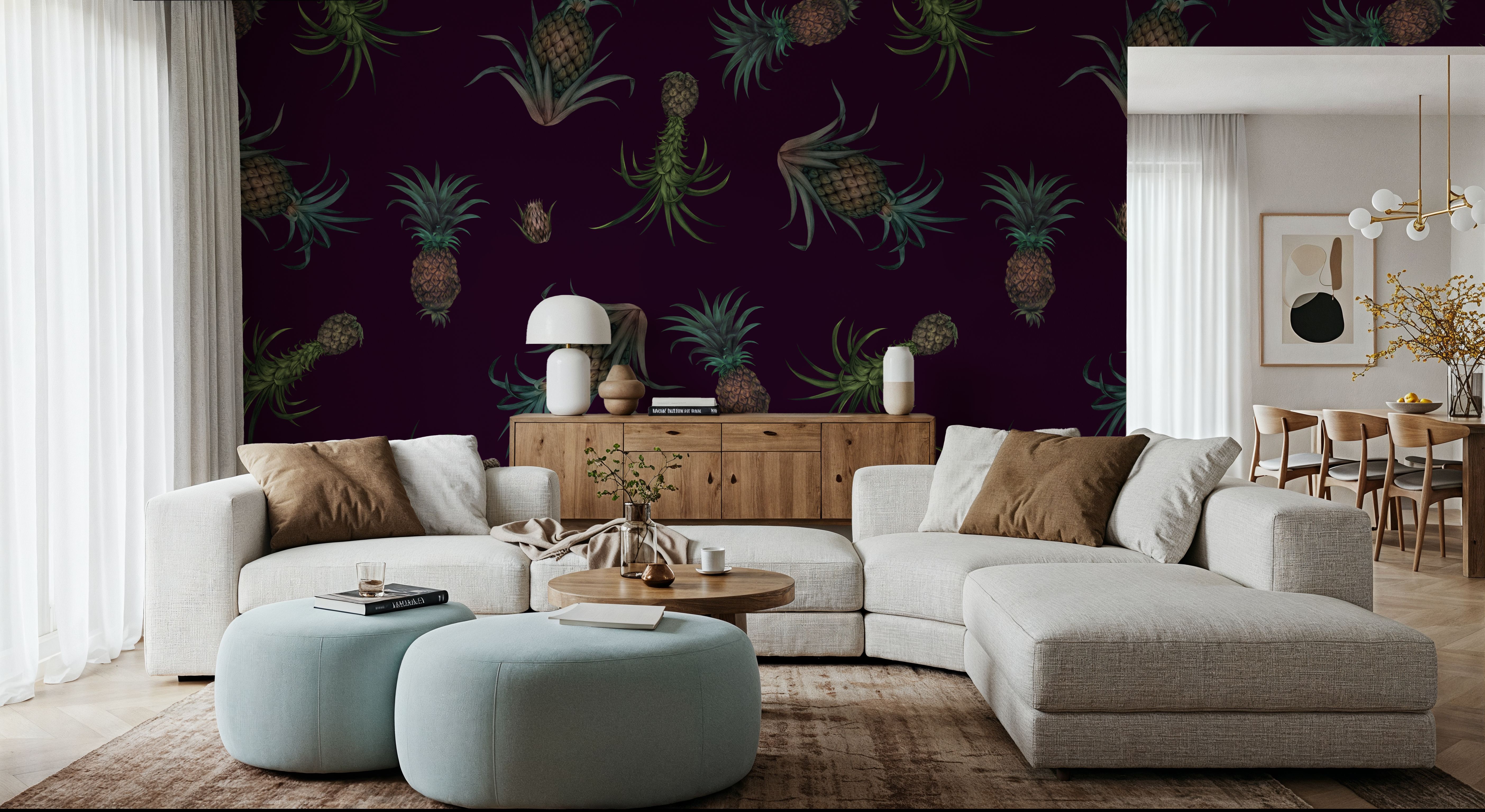 Falling Pineapples, Violet