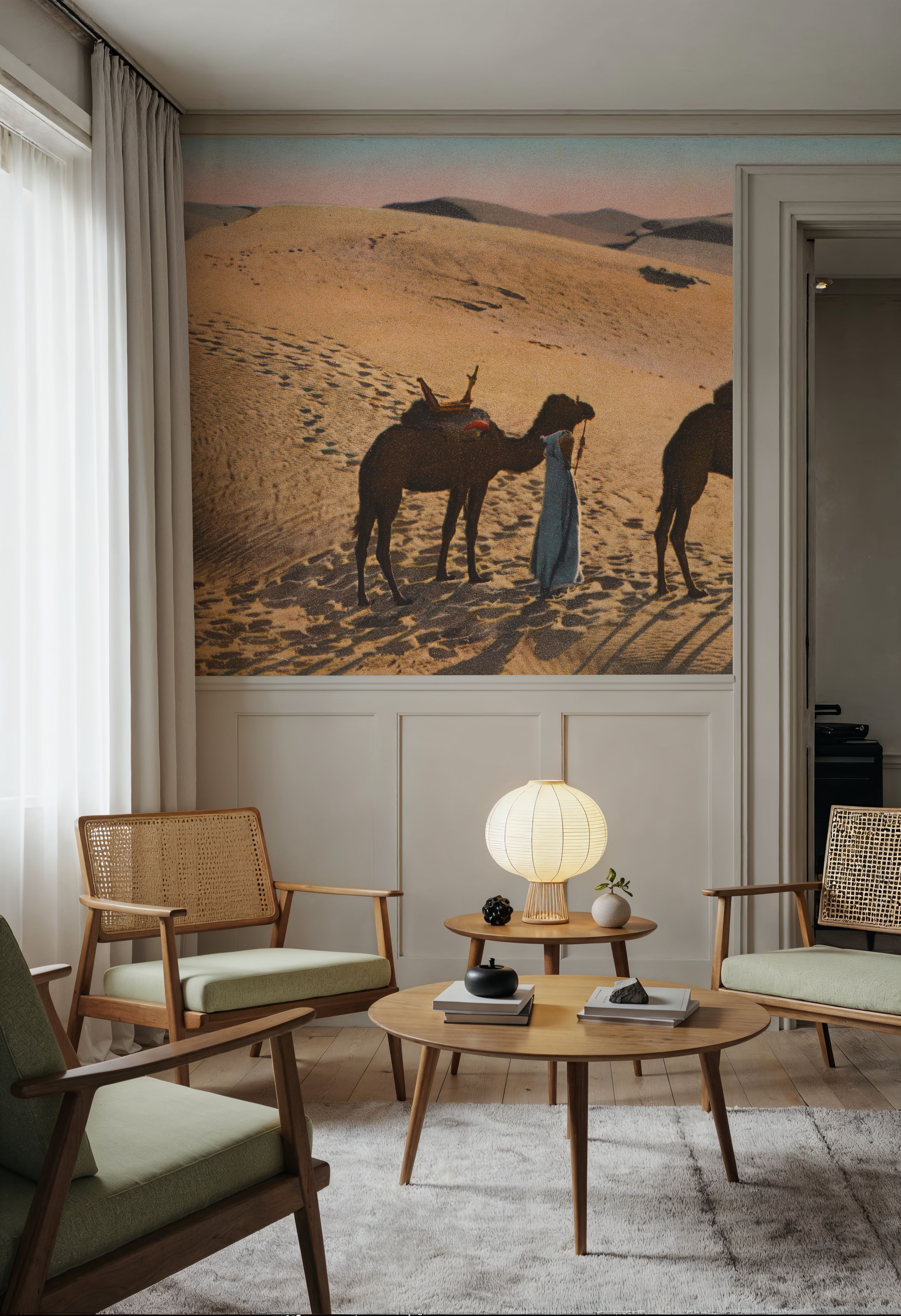 Desert Crossing Postcard - Screenprint