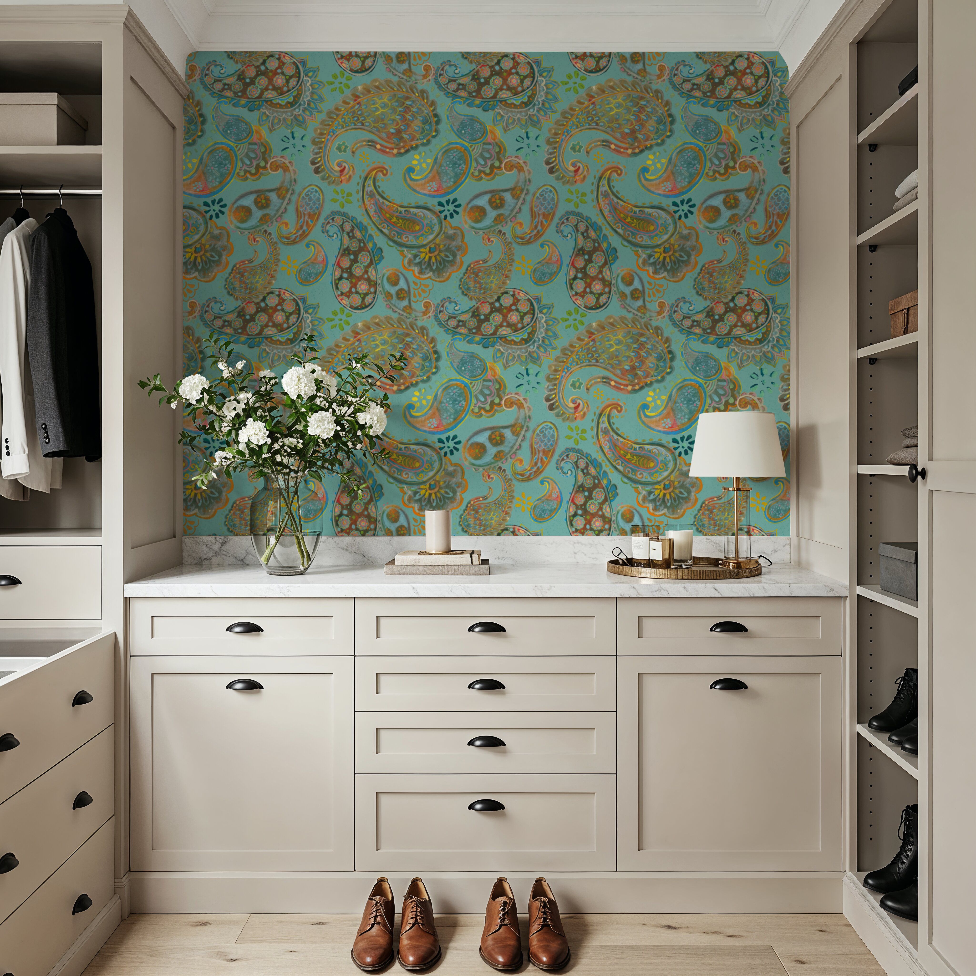 Big on Paisley Blue