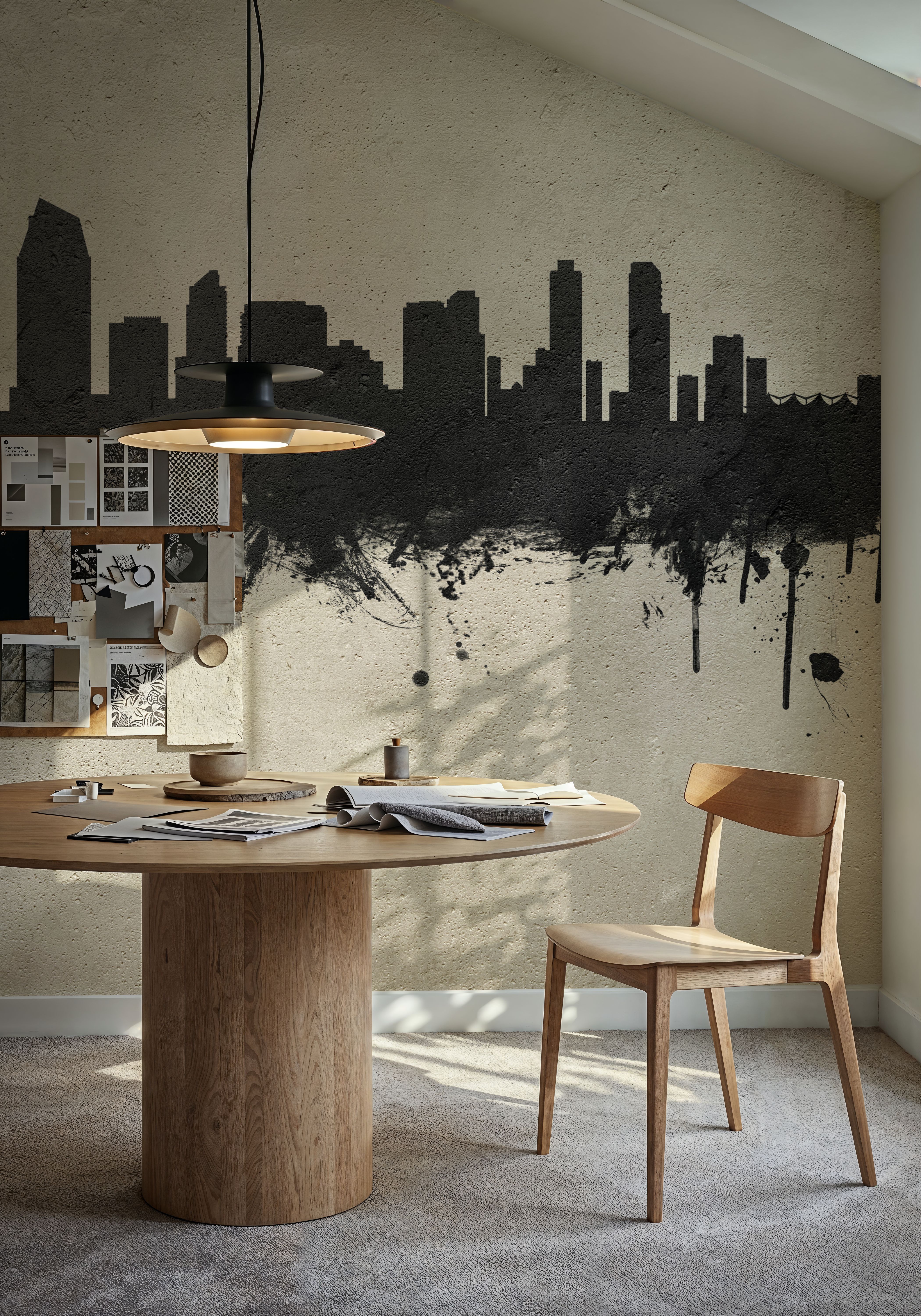 San Diego California Skyline Concrete