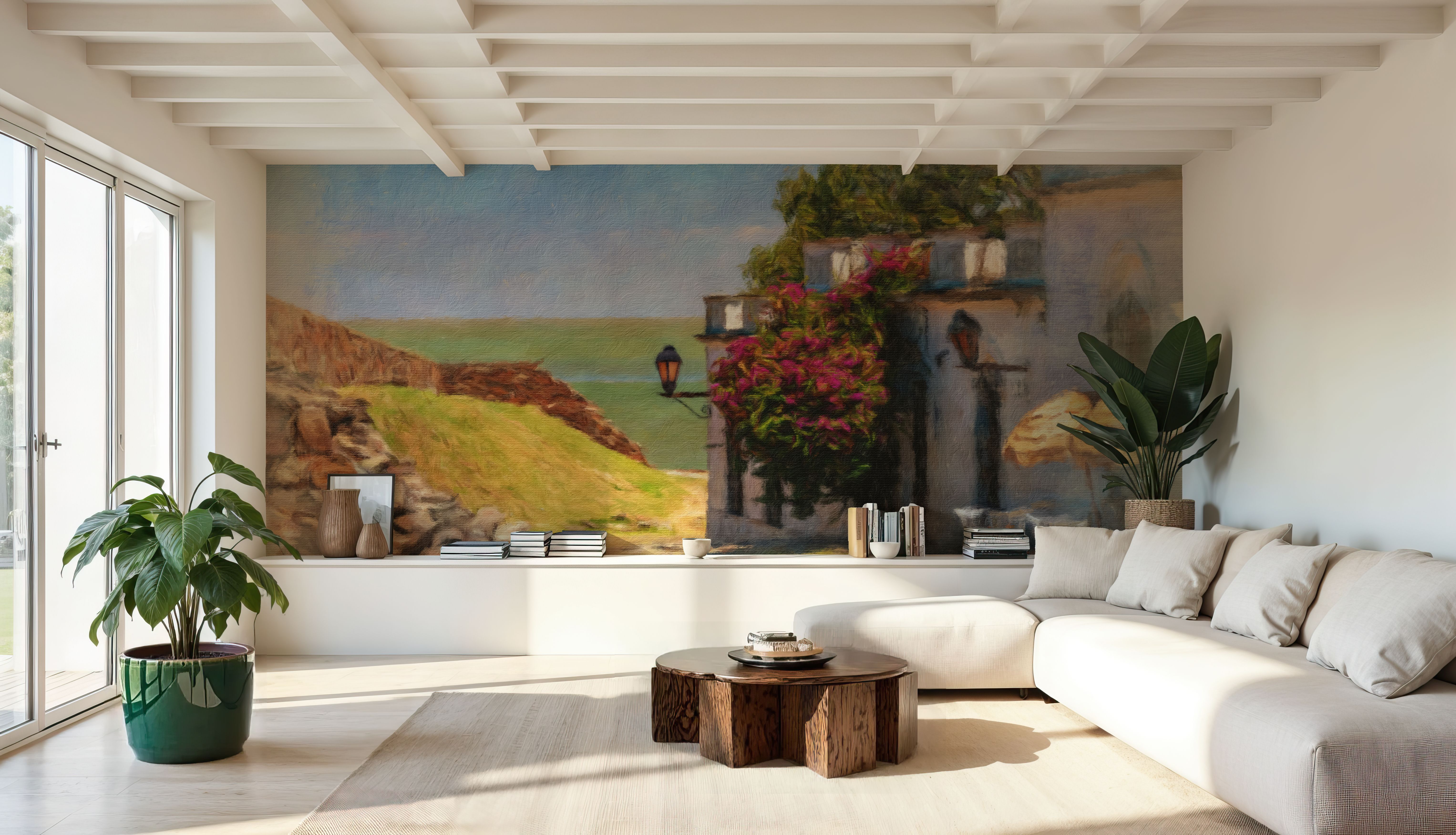 River Plate Uruguay on Canvas, Wallpaper