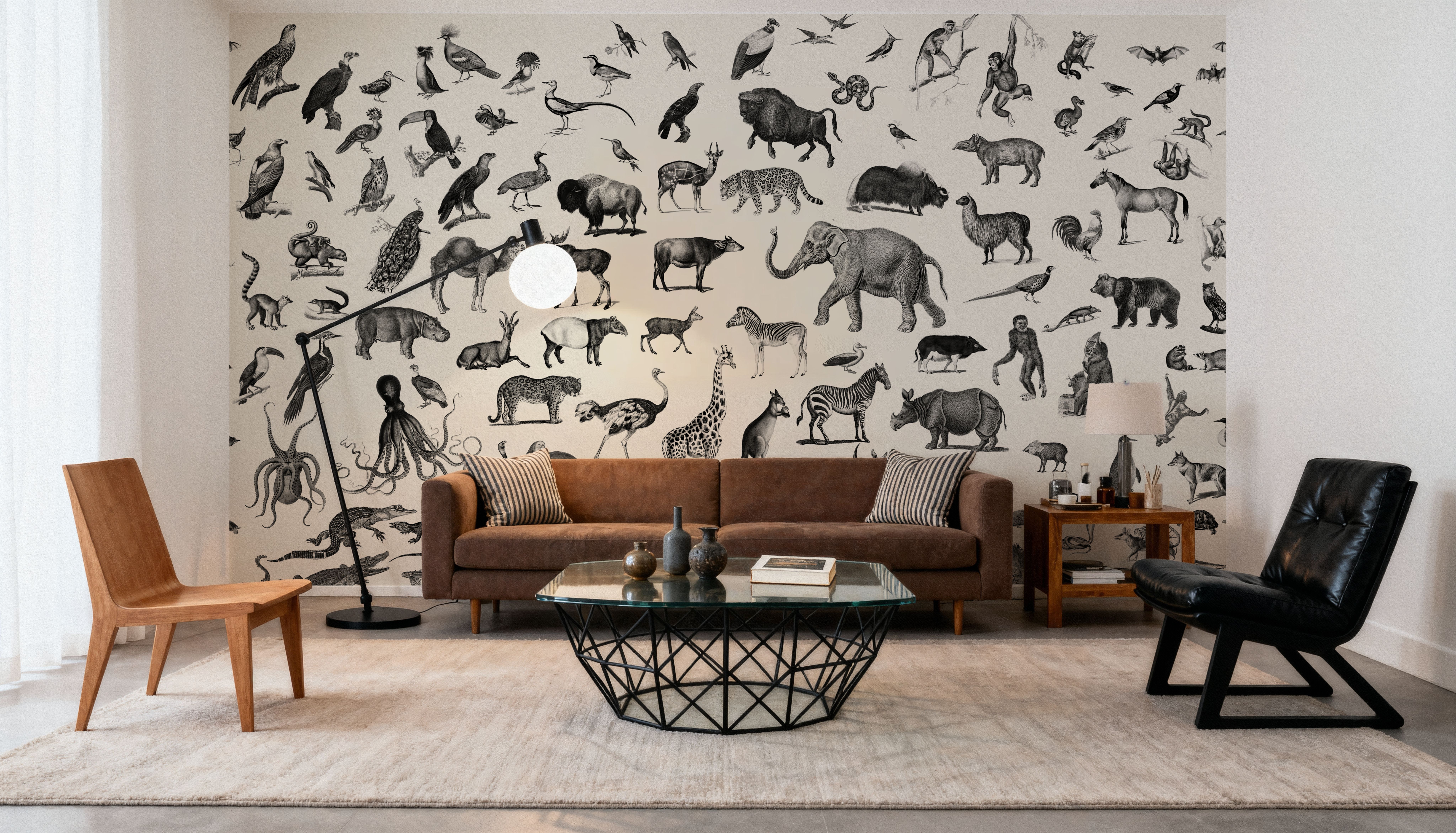 Vintage Animals, Black