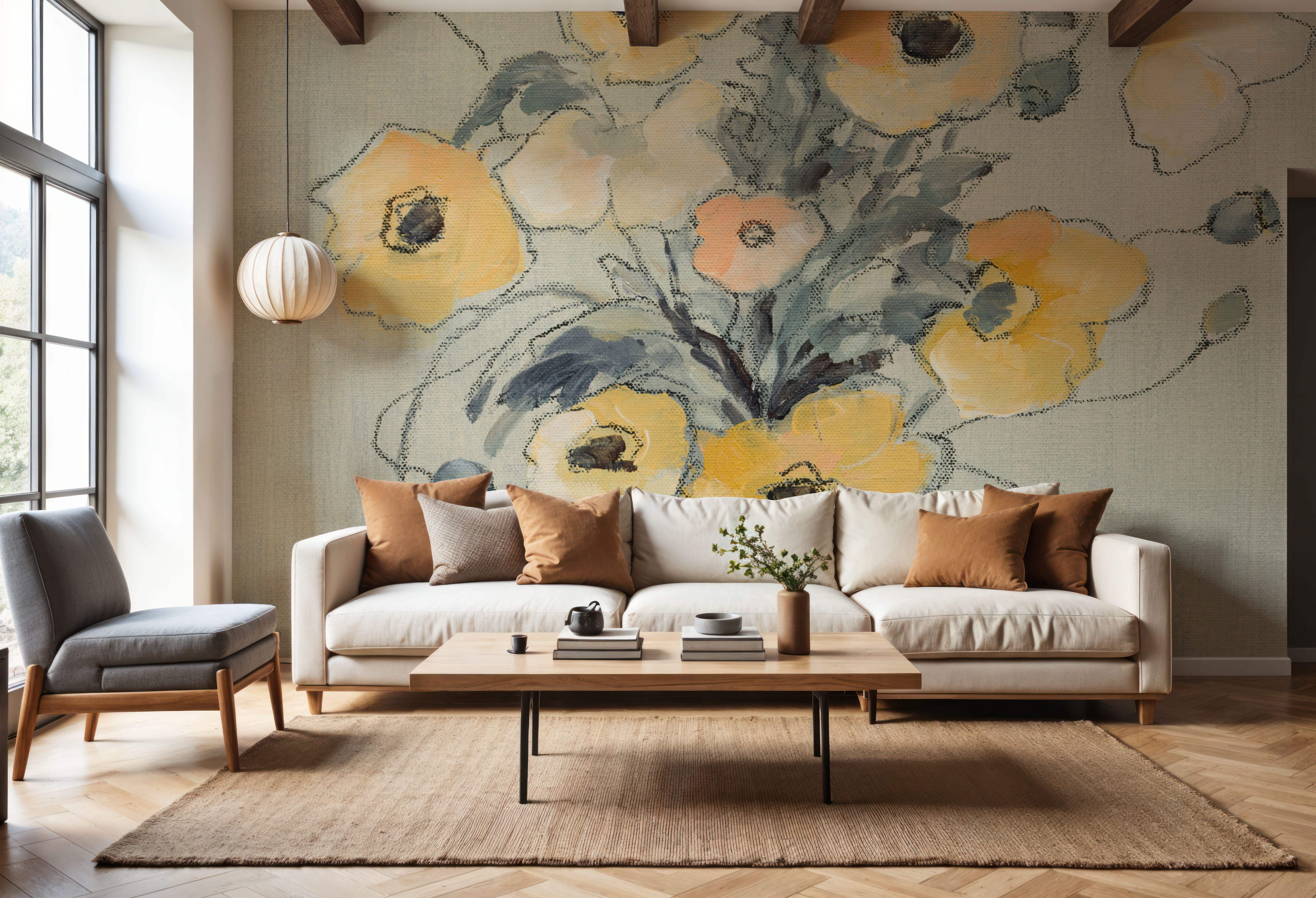 Joyful Bouquet, Wallpaper