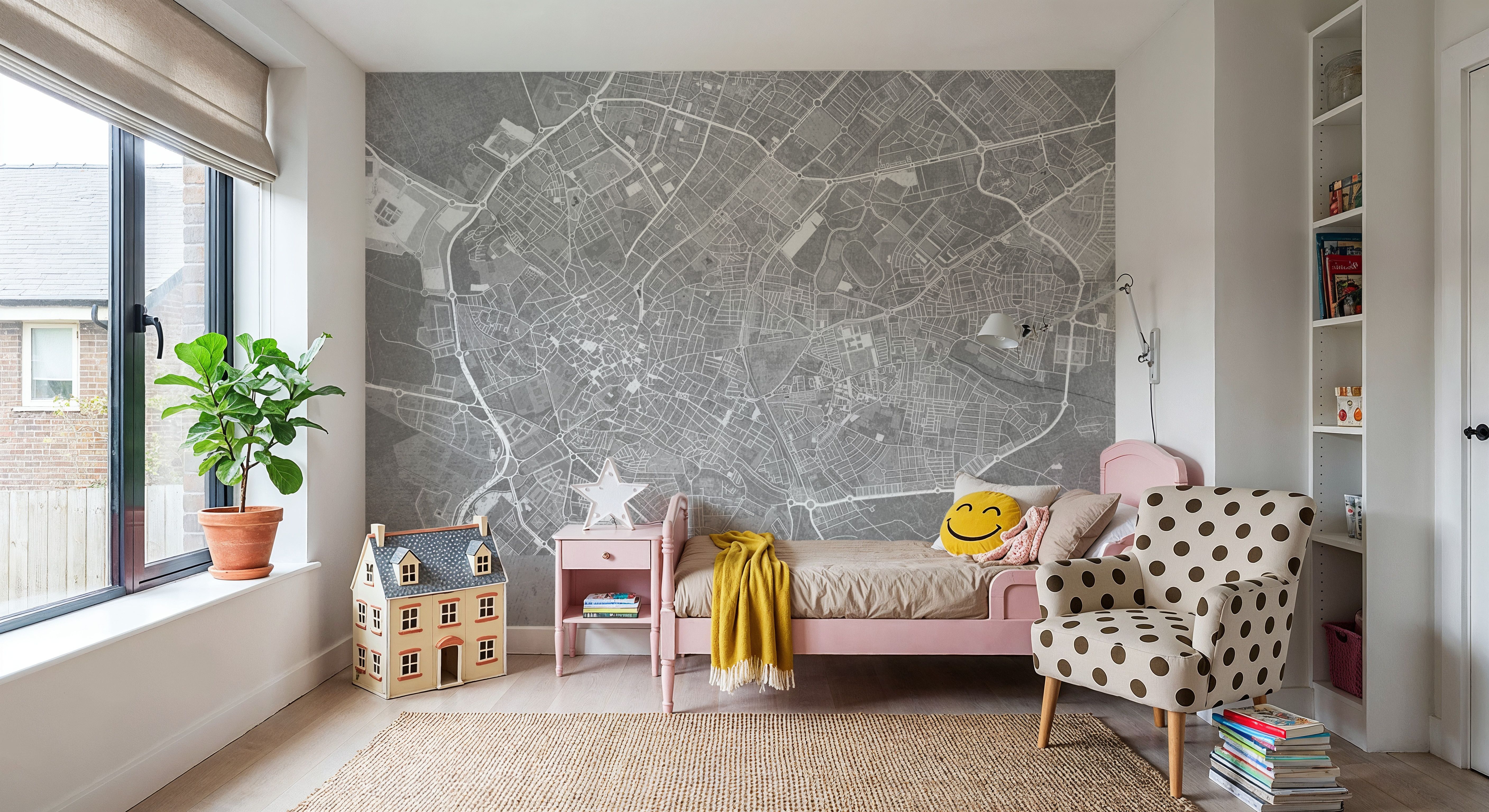Jerez Grey, Behang