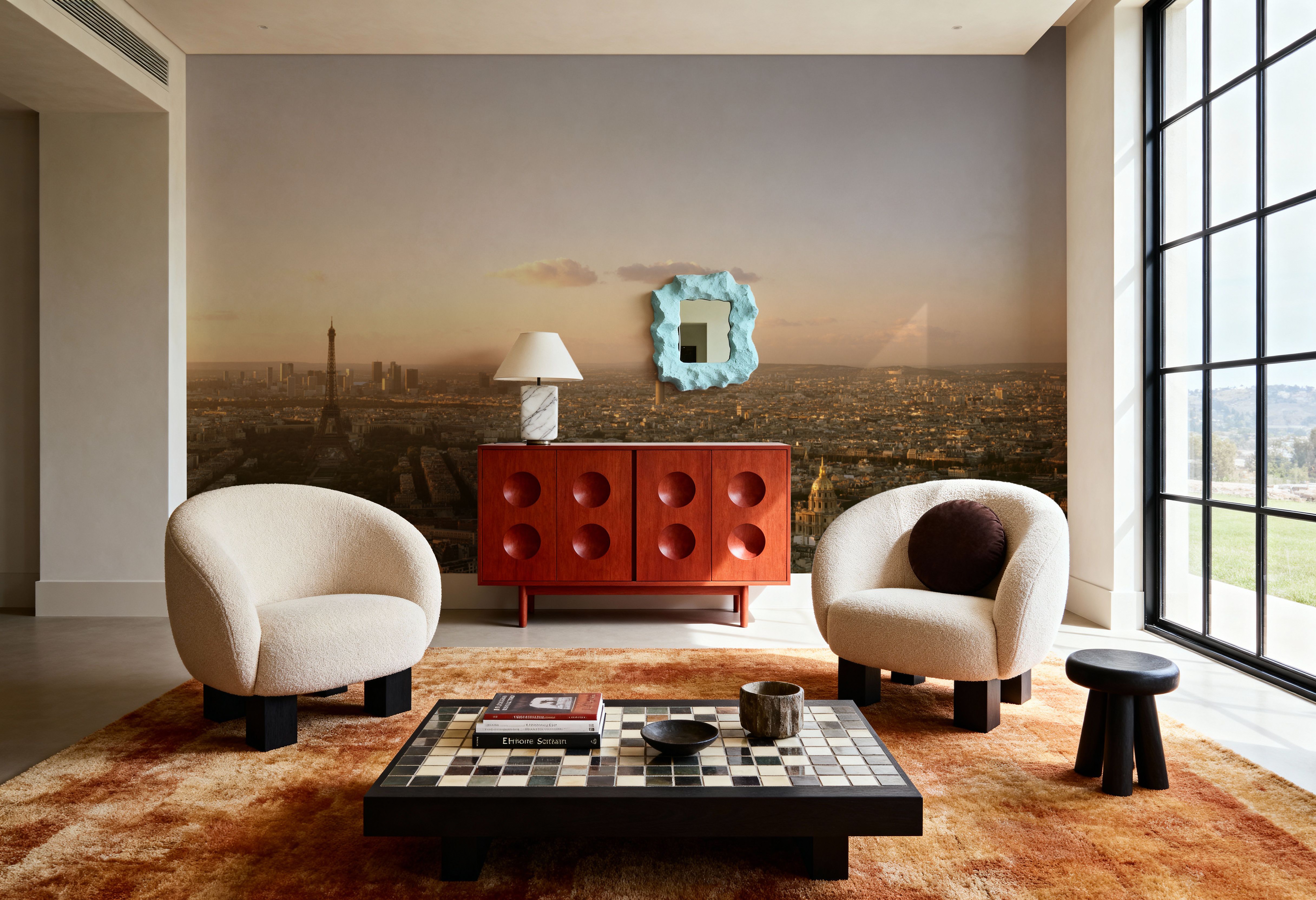 Golden Tower Cityscape