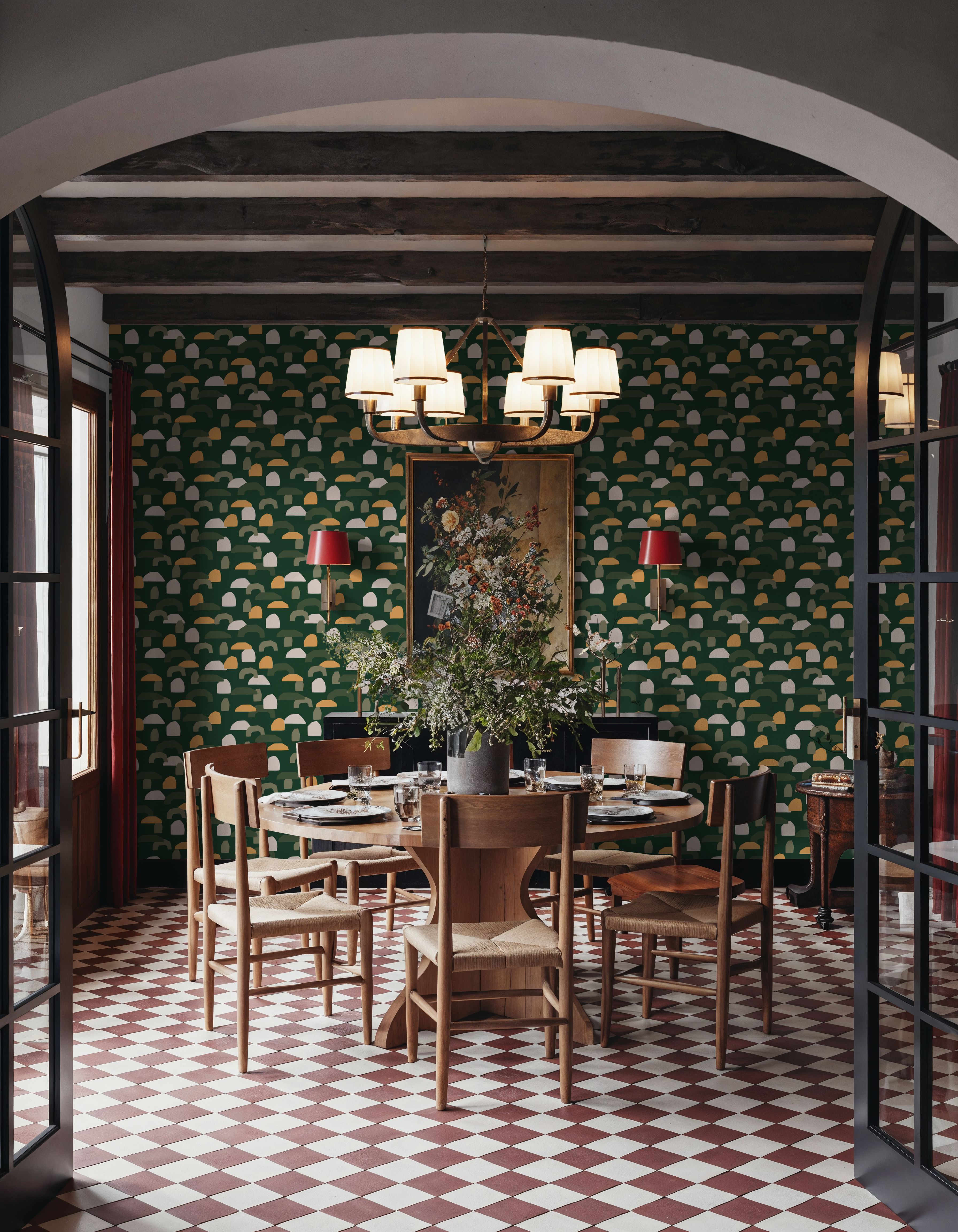 Arch and Stone Arrangement